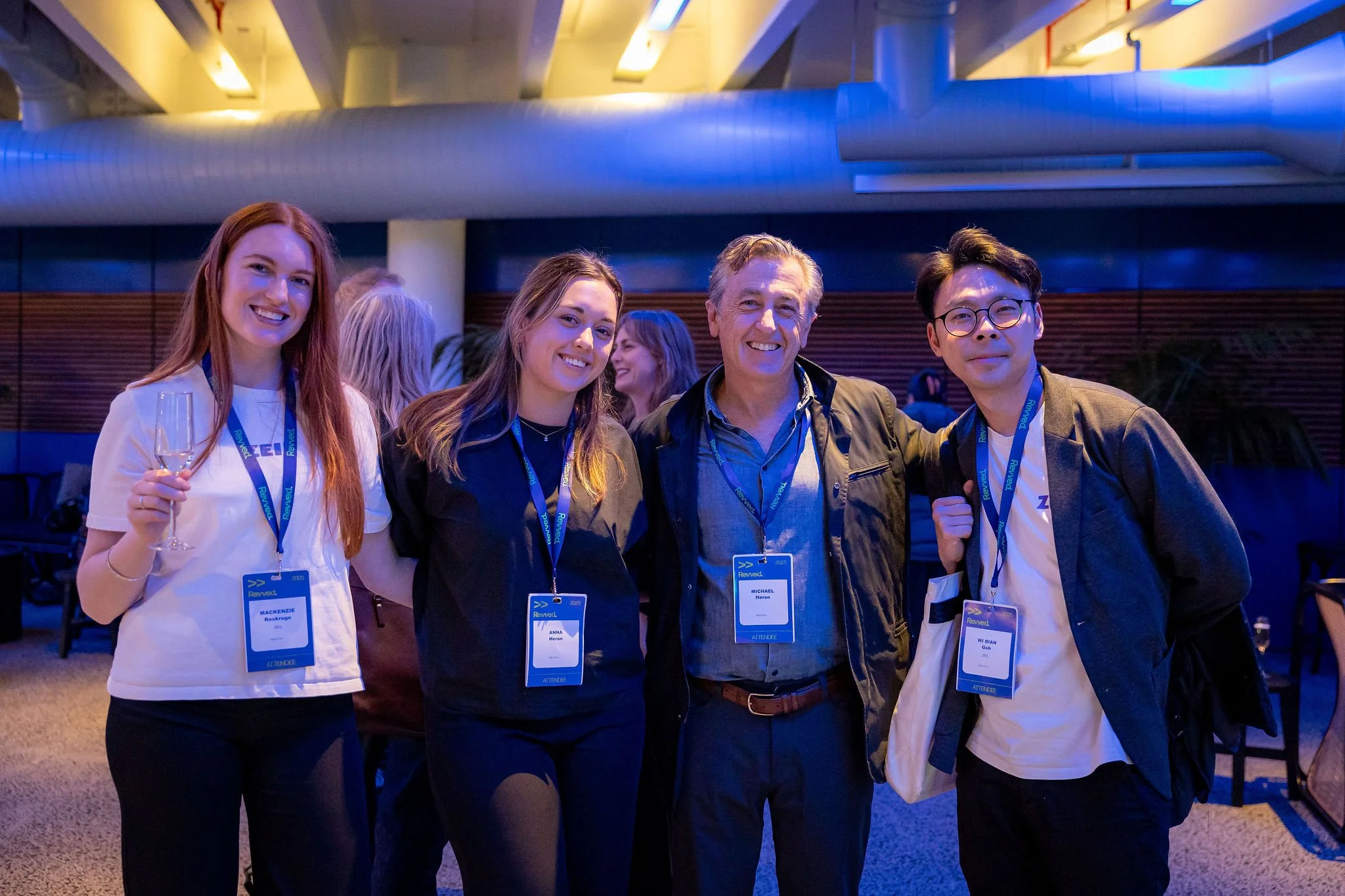 Revved function attendees