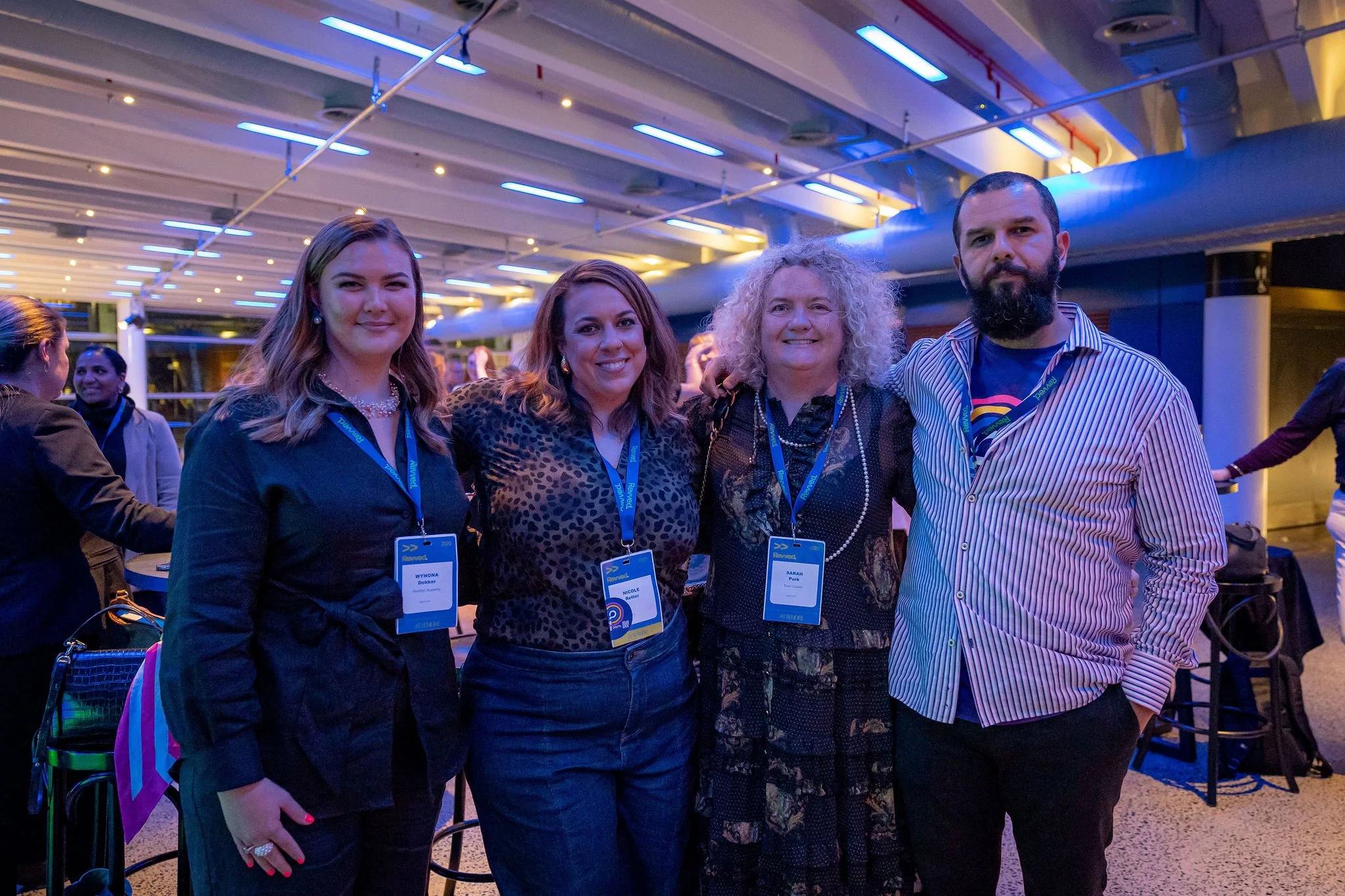 Revved function attendees