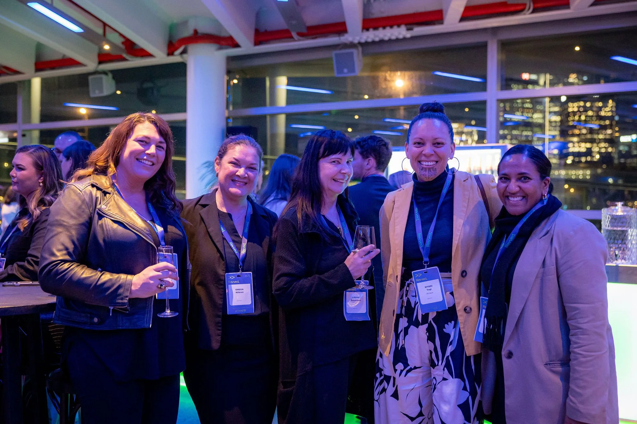 Revved function attendees