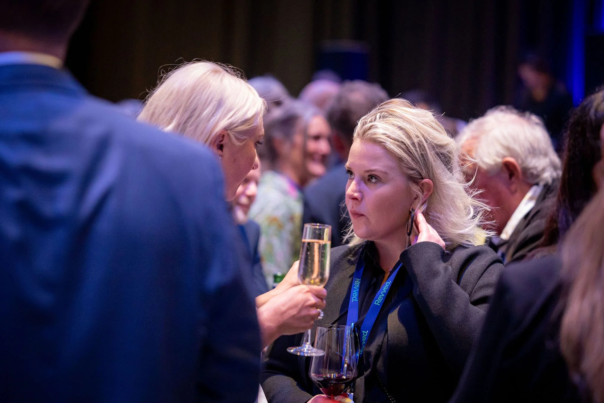 A group of guests at a Revved event