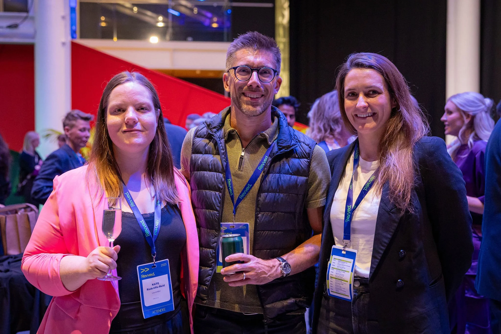 A group of guests at a Revved event