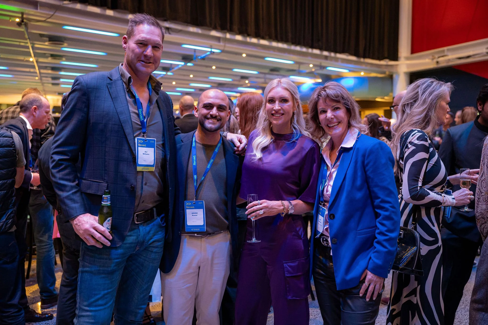 A group of guests at a Revved event