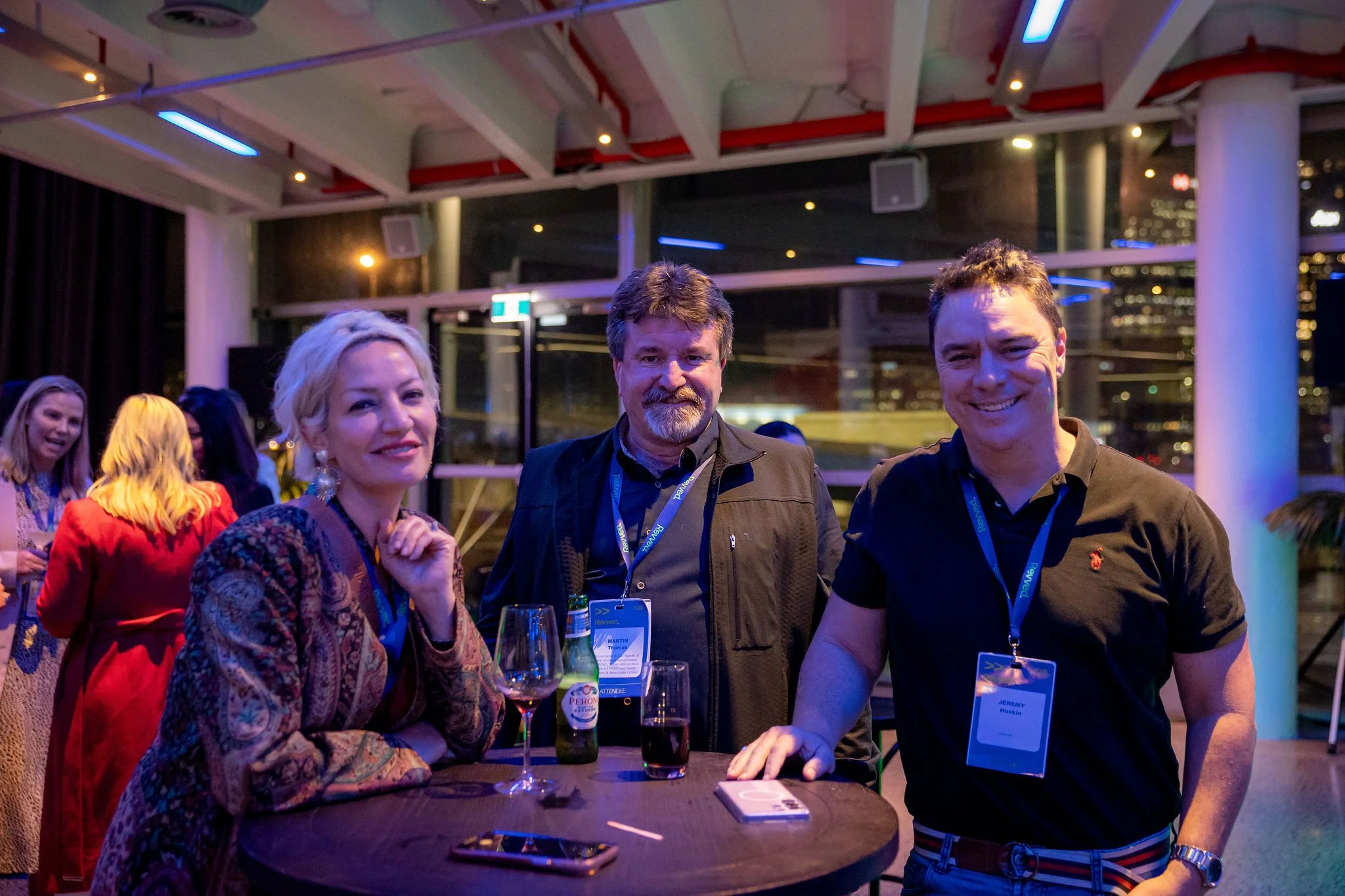 Revved function attendees