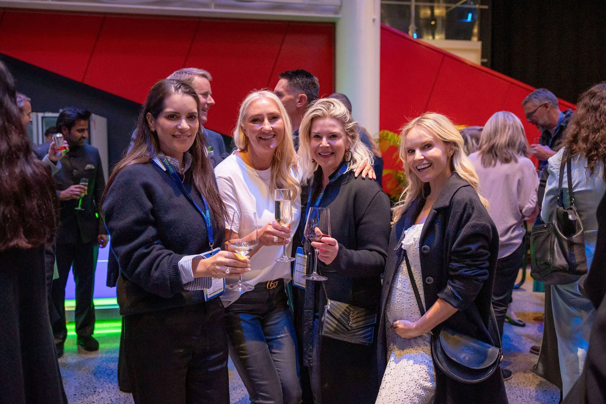A group of guests at a Revved event