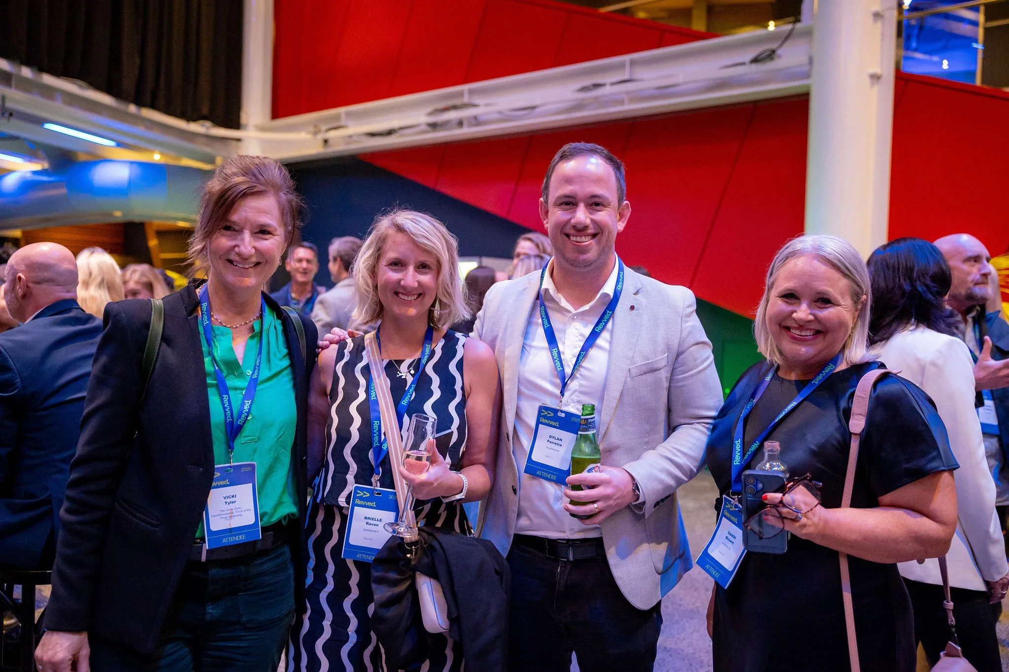 A group of guests at a Revved event