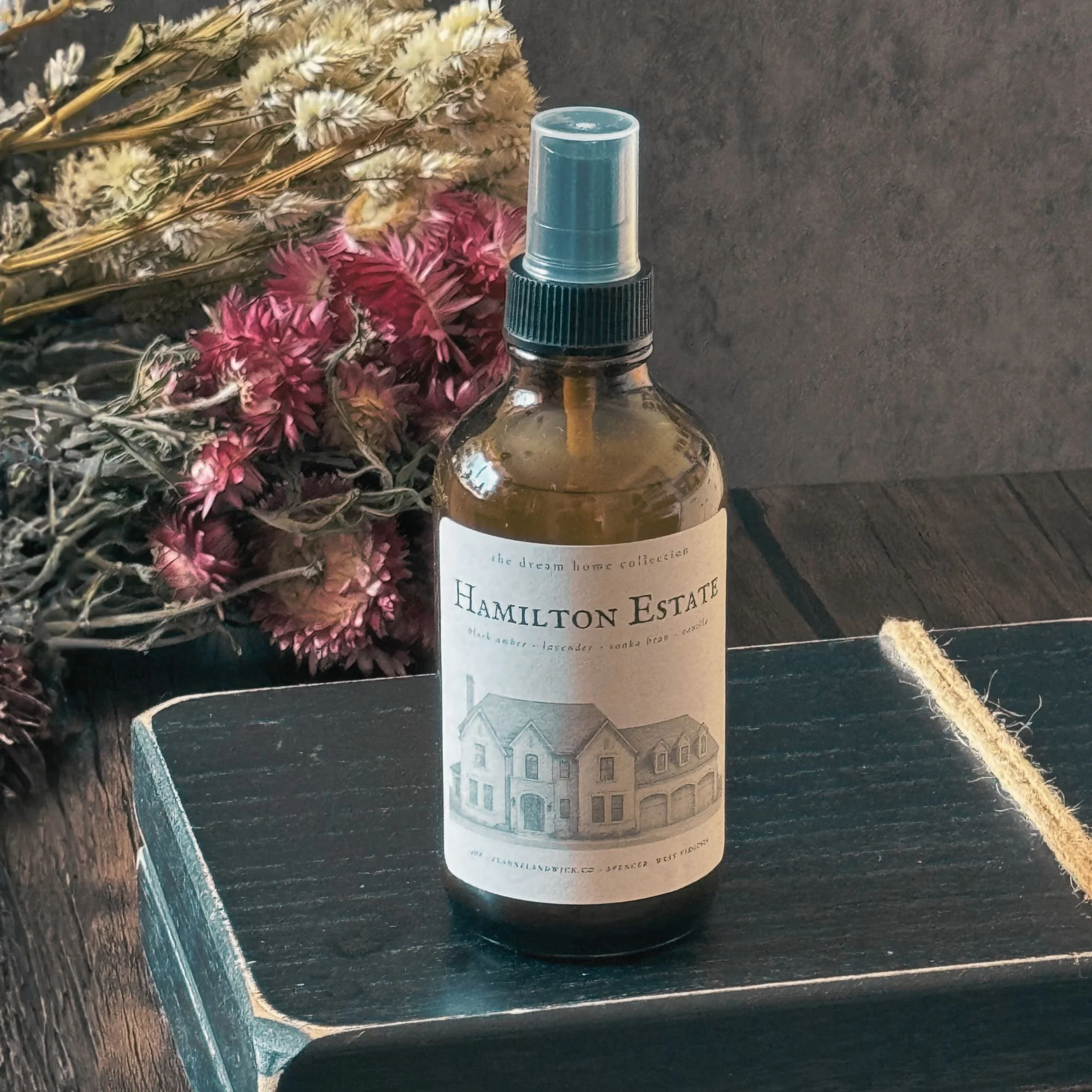 Hamilton Estate 4oz Linen Spray flannel and wick timothy p. livingston