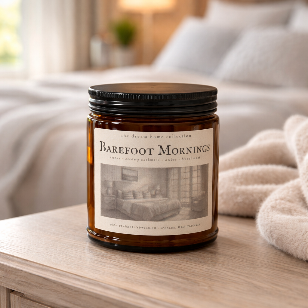 7oz soy candle barefoot mornings flannel and wick.png