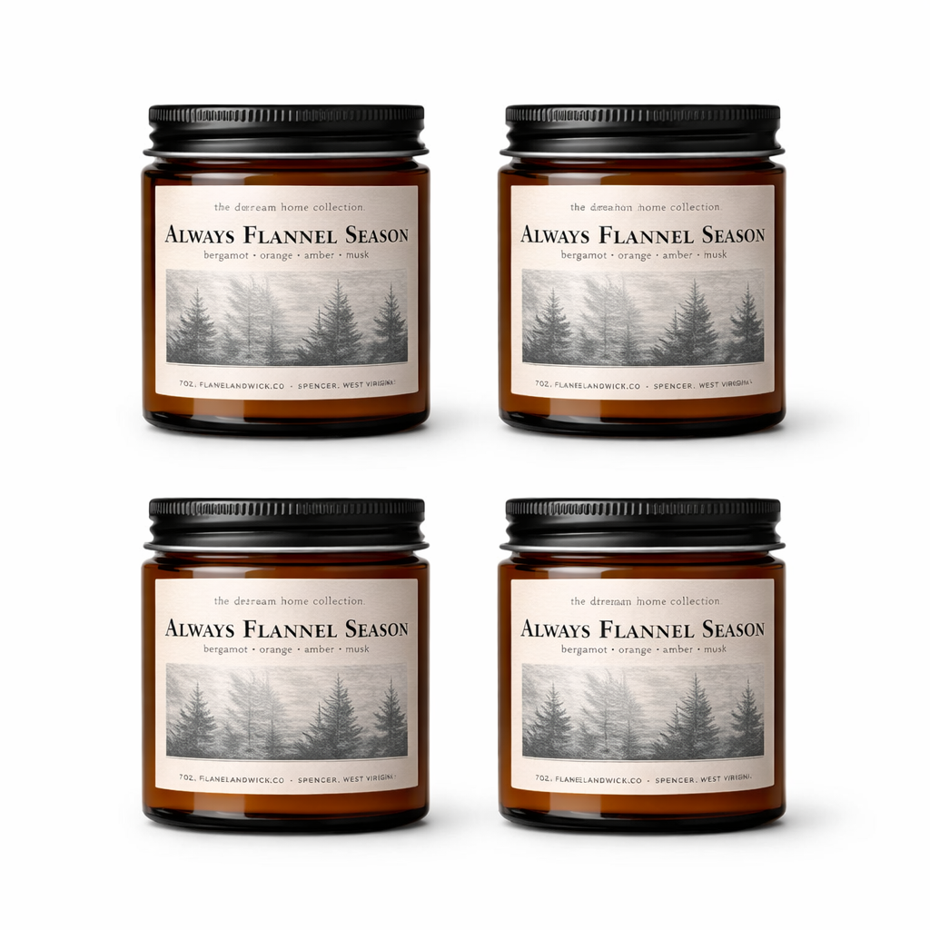 Always Flannel Season 7oz soy candle 4pack bundle.png