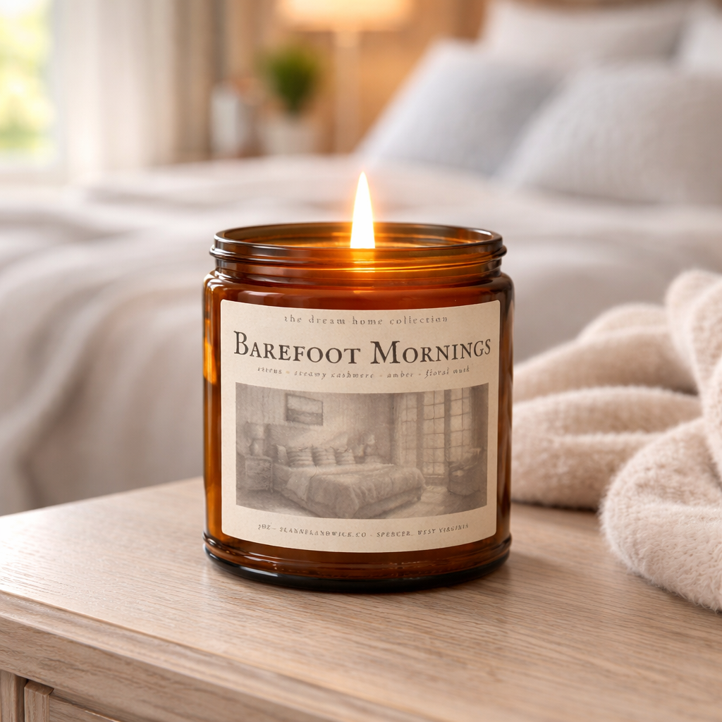 7oz soy candle flannel and wick barefoot mornings.png