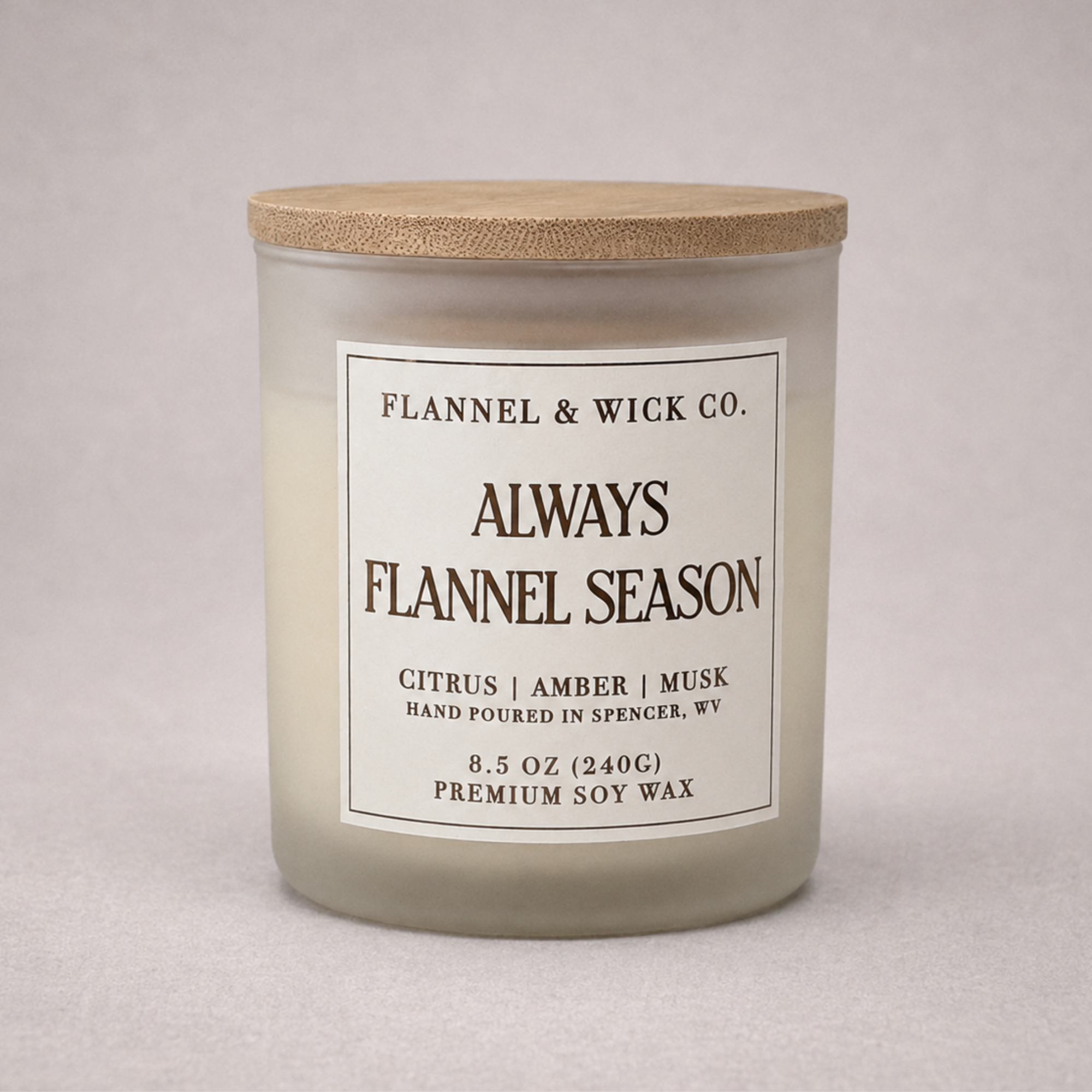 Always Flannel Season 8.5oz Limited Edition Candle