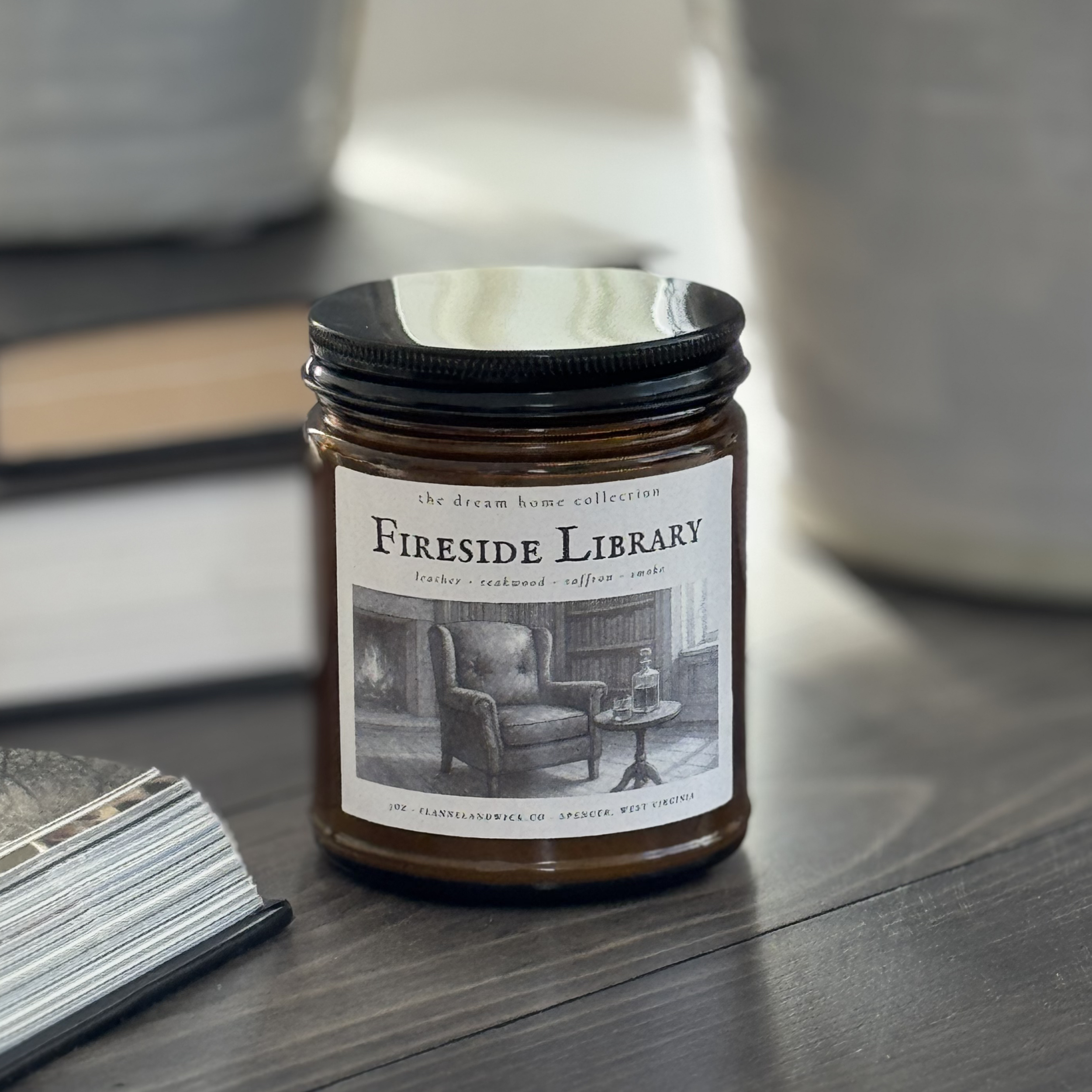 Fireside Library - 7oz Candle