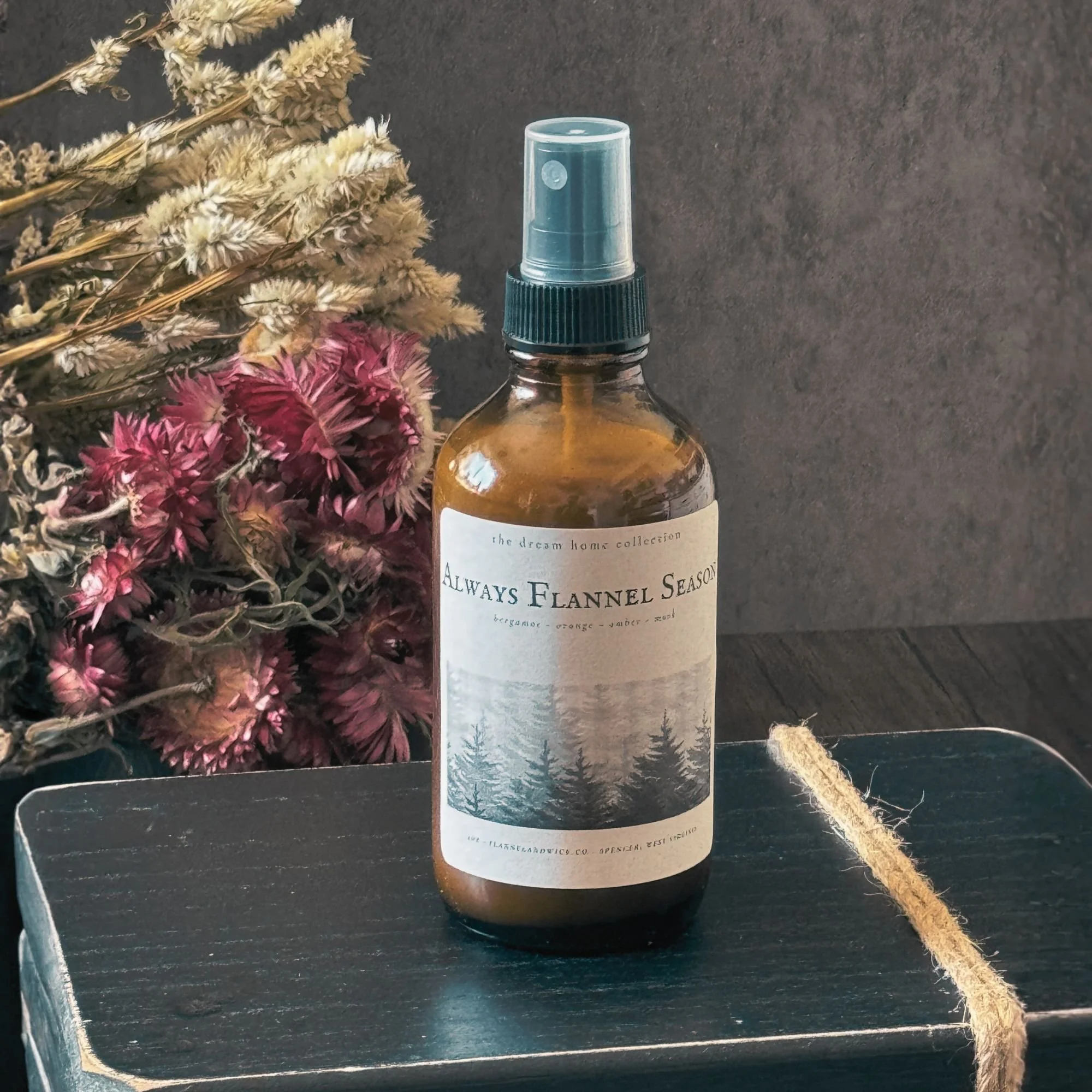 Always Flannel Season 4oz Linen Spray room spray timothy p. livingston flannel and wick