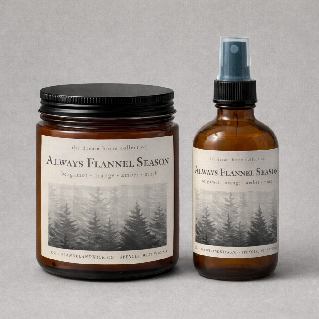 Always Flannel Season candle and room spray bundle.png