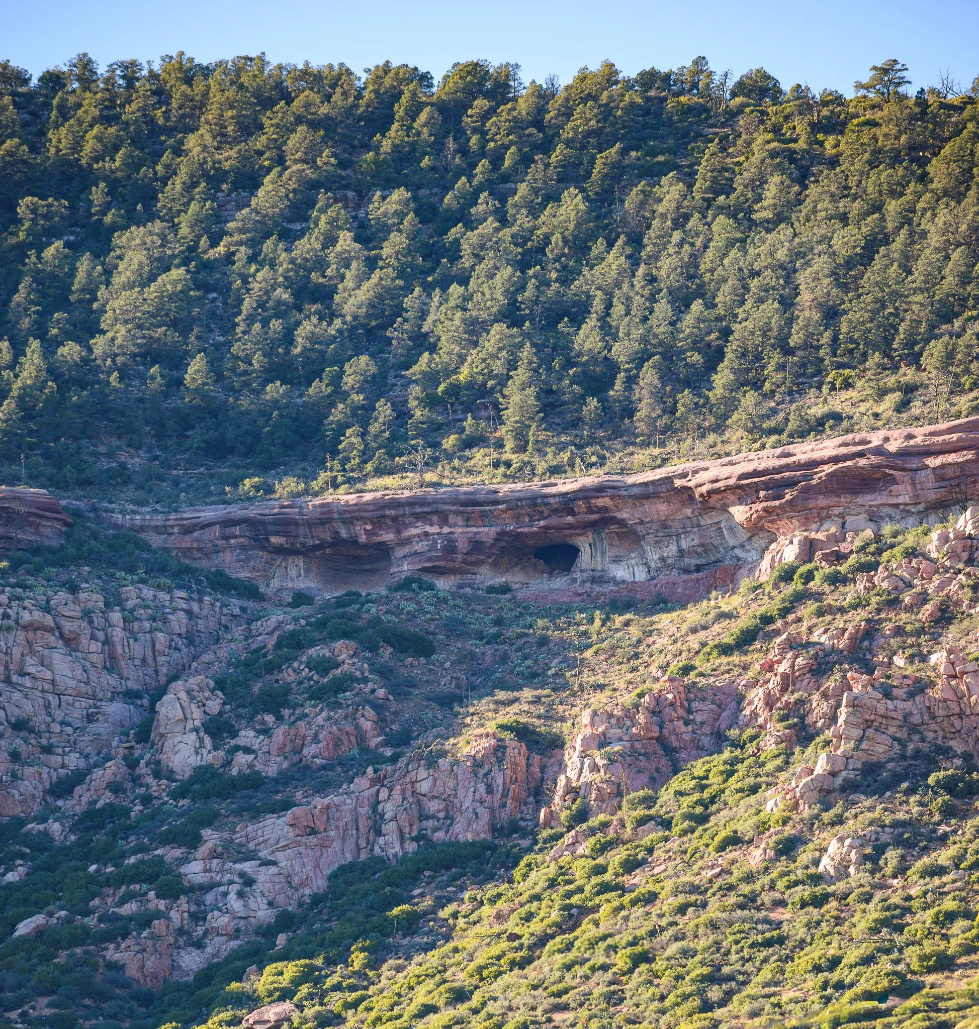 Cave at the Mogollon Rim, Payson, Arizona Photography by Nicole Ford