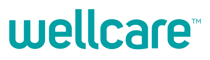 Wellcare logo in teal color with lowercase letters.