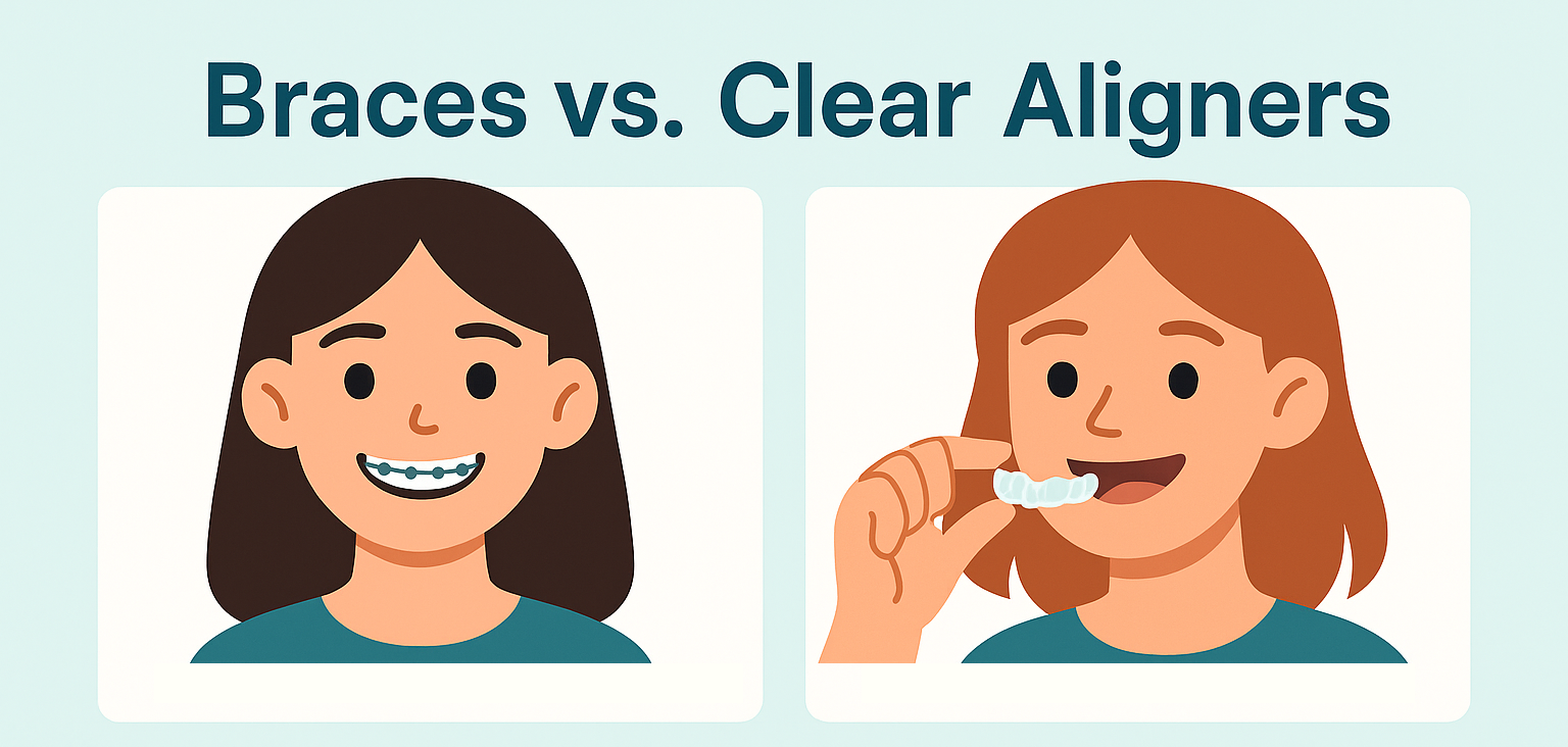 Braces vs. Clear Aligners: Which Is Right for You?