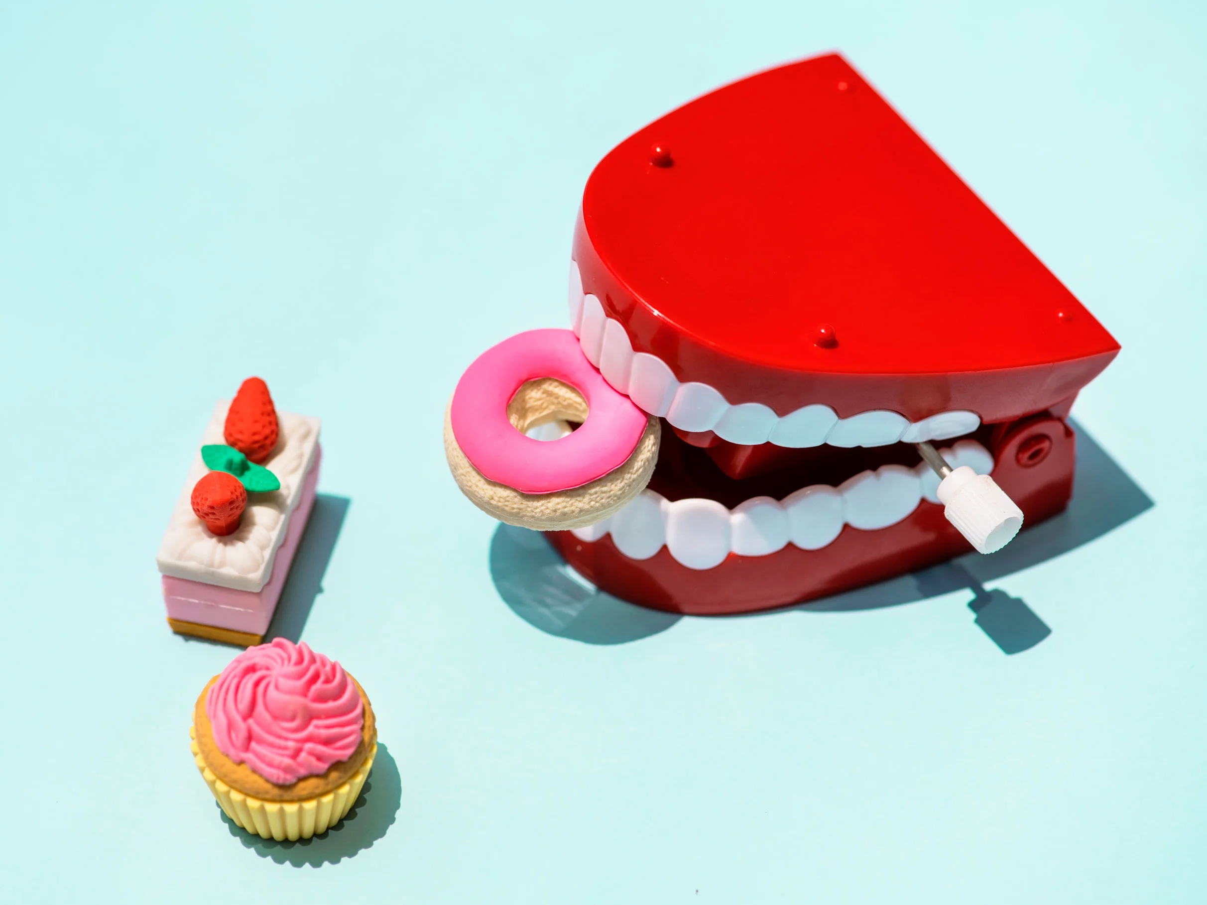 You have to be careful with what you eat when you have braces.