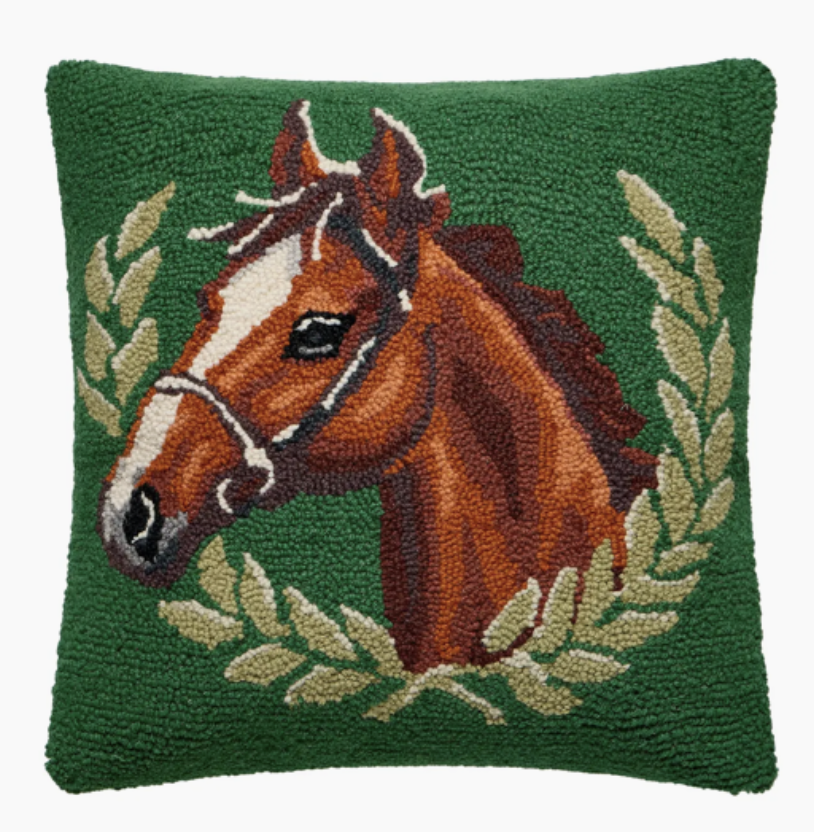 Polo Horse Hook Pillow