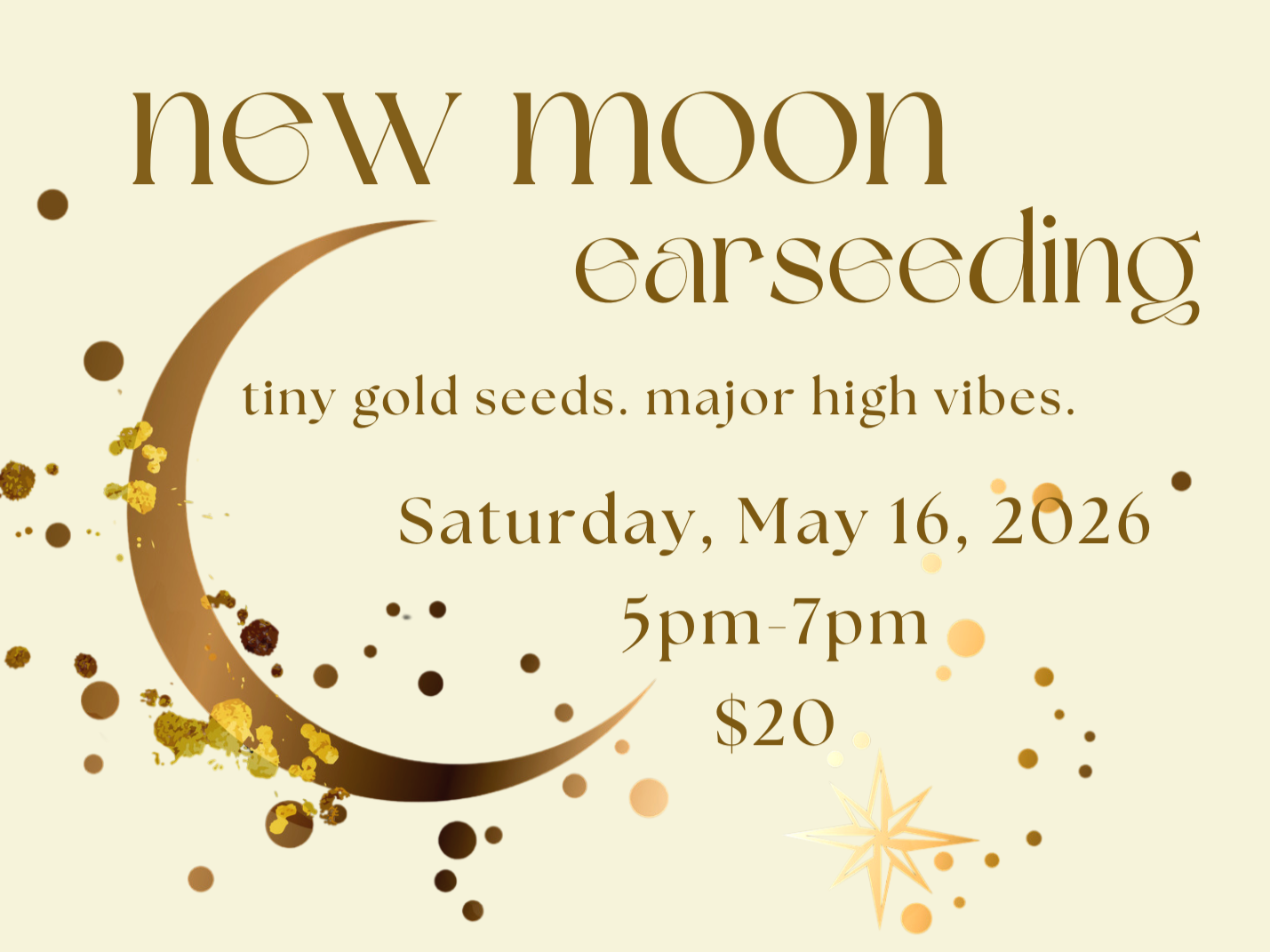 New Moon Ear Seeding