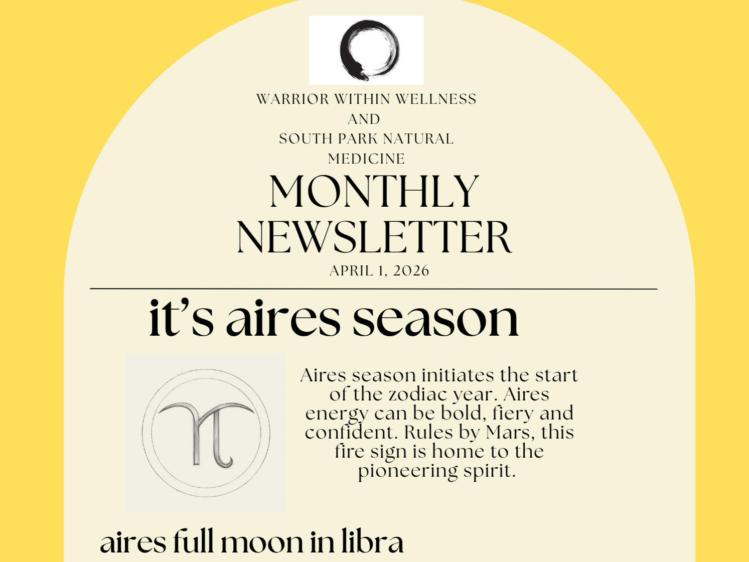 April Newsletter