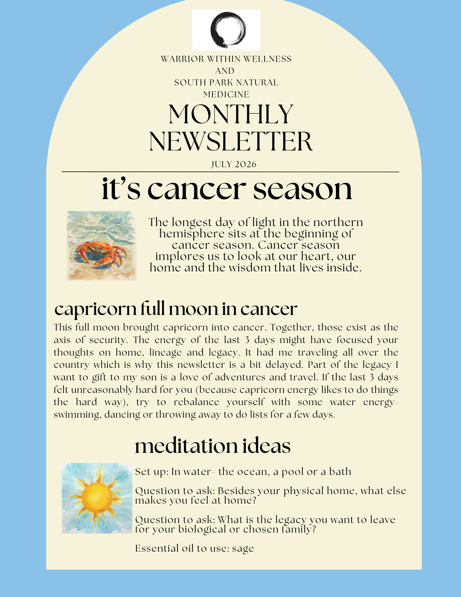 July Newsletter 