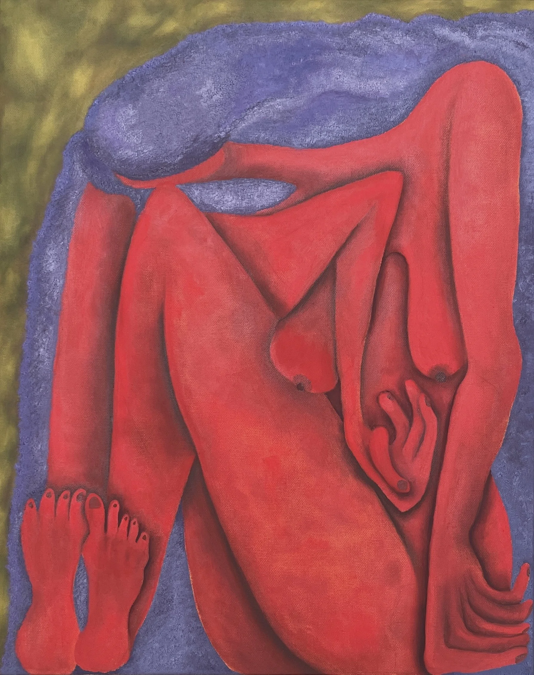 No Room To Breather, 20"x16", 2026 