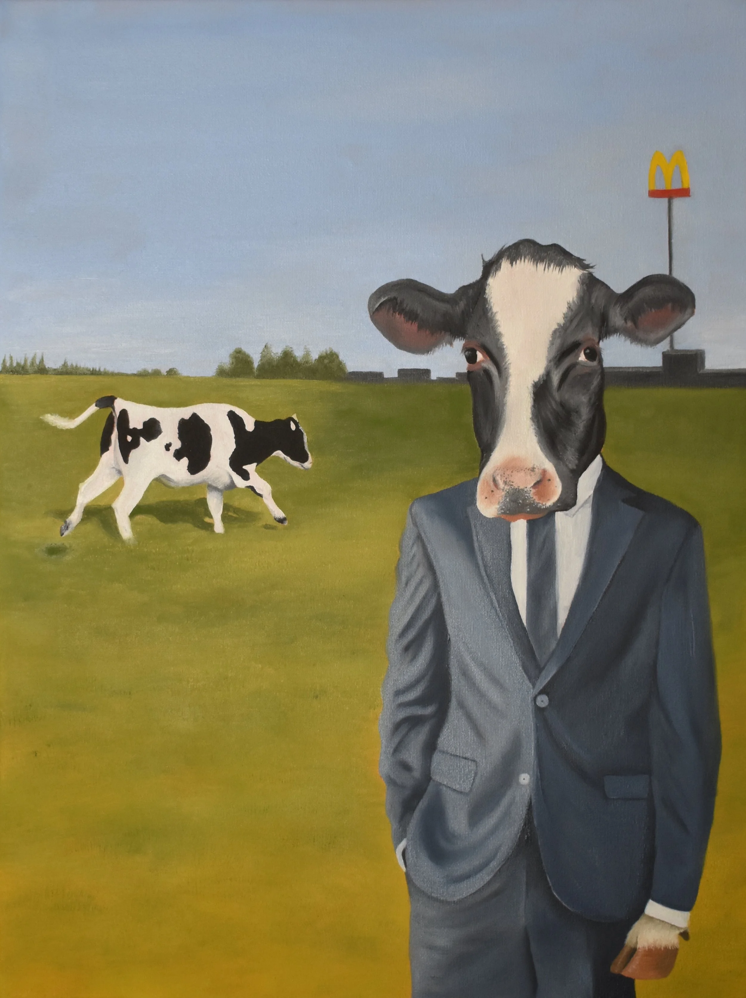 The Industrialization Of Meat 16"x24"