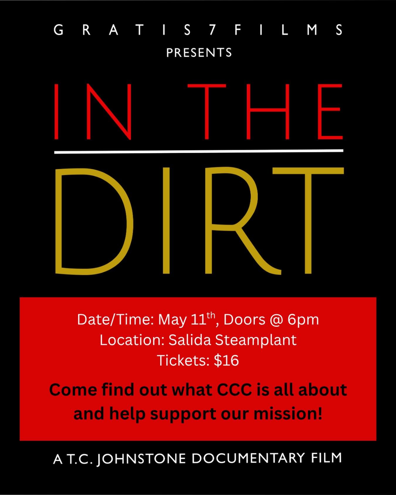 CCC is stoked to announce our launch event: a screening of T.C. Johnstone&rsquo;s &ldquo;In The Dirt&rdquo;. Monday May 11th at 6PM, Salida Steamplant.

In 2018, retired pro cyclist Scott Nydam and his family moved to Gallup, New Mexico to pursue a h