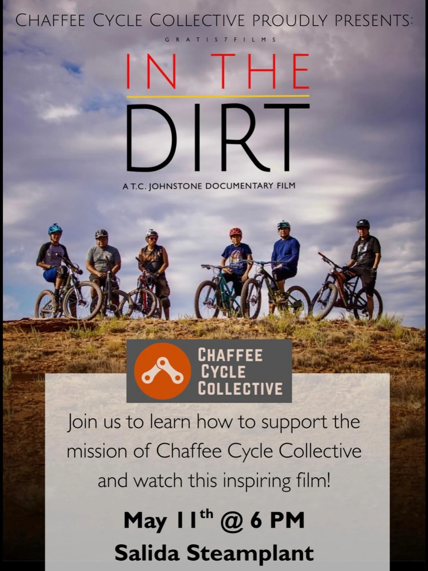 Reminder that next Monday May 11th is our screening of In The Dirt at the Steamplant! If you haven&rsquo;t already go grab your tickets from the link in our bio. If you can&rsquo;t make it this time head over to our website to become a member and get