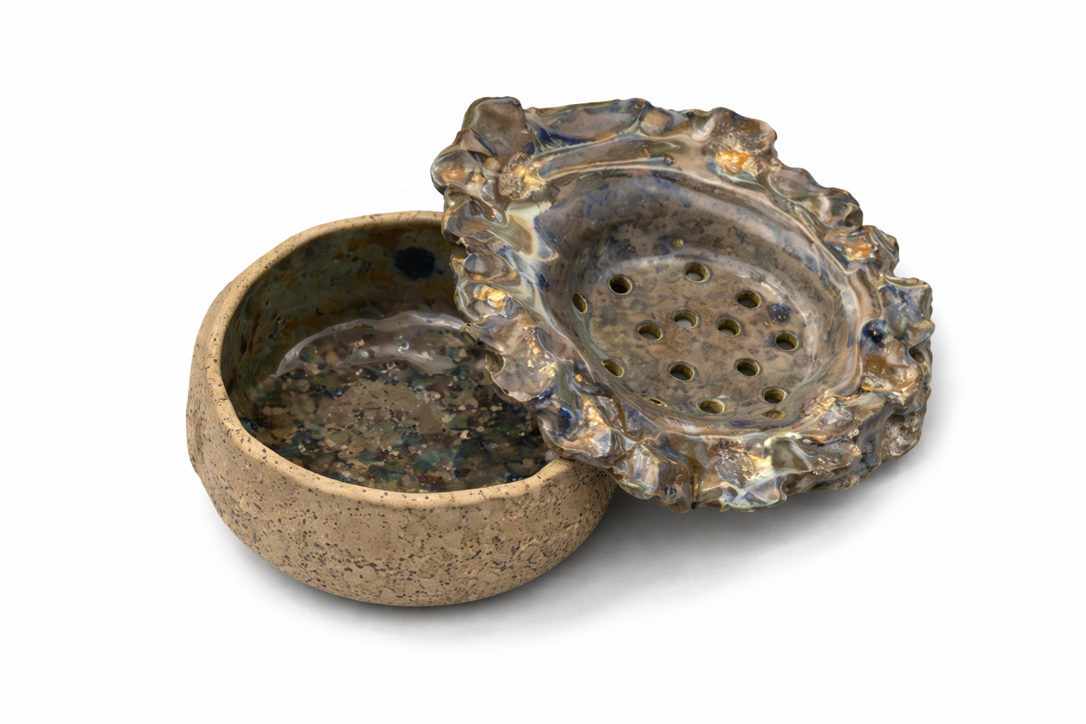 Ikebana-Style Ceramic Vase