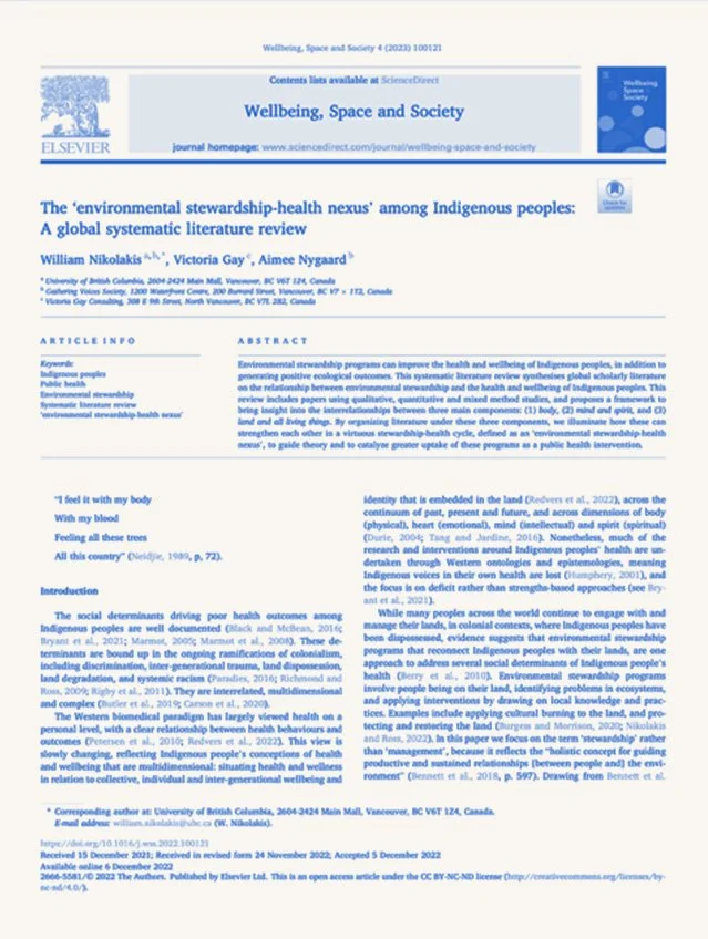 Wellbeing, Space &amp; Society