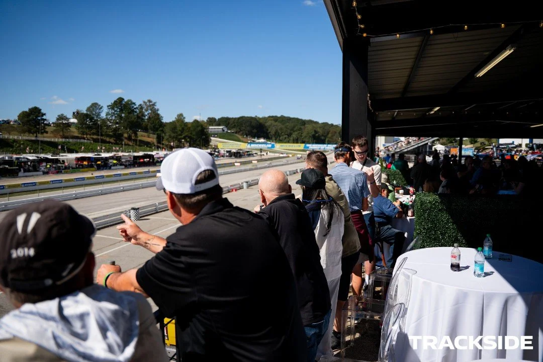 We are close to finalizing the details of our first official event:
The 2026 Motul Petit Le Mans at Michelin Raceway Road Atlanta

Here's a sneak peak of the view from our private hospitality space 👀
Package details will be announced soon.

#tracksi