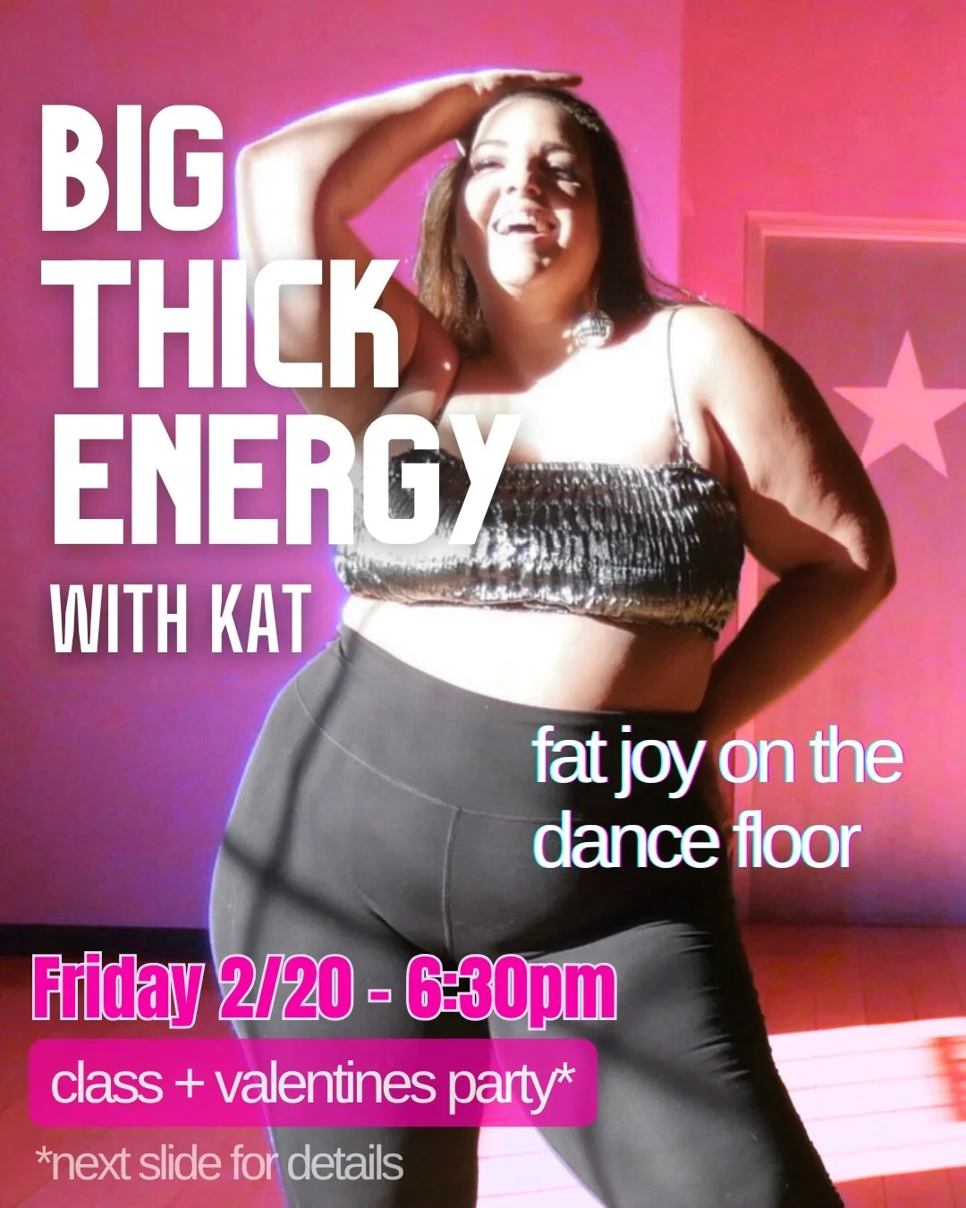 Now is an important time to fill up on community love, platonic love, &amp; self-love. At February&rsquo;s BTE, let&rsquo;s dance together and then share love notes and treats after class. I&rsquo;ll have some paper and supplies to make valentines bu