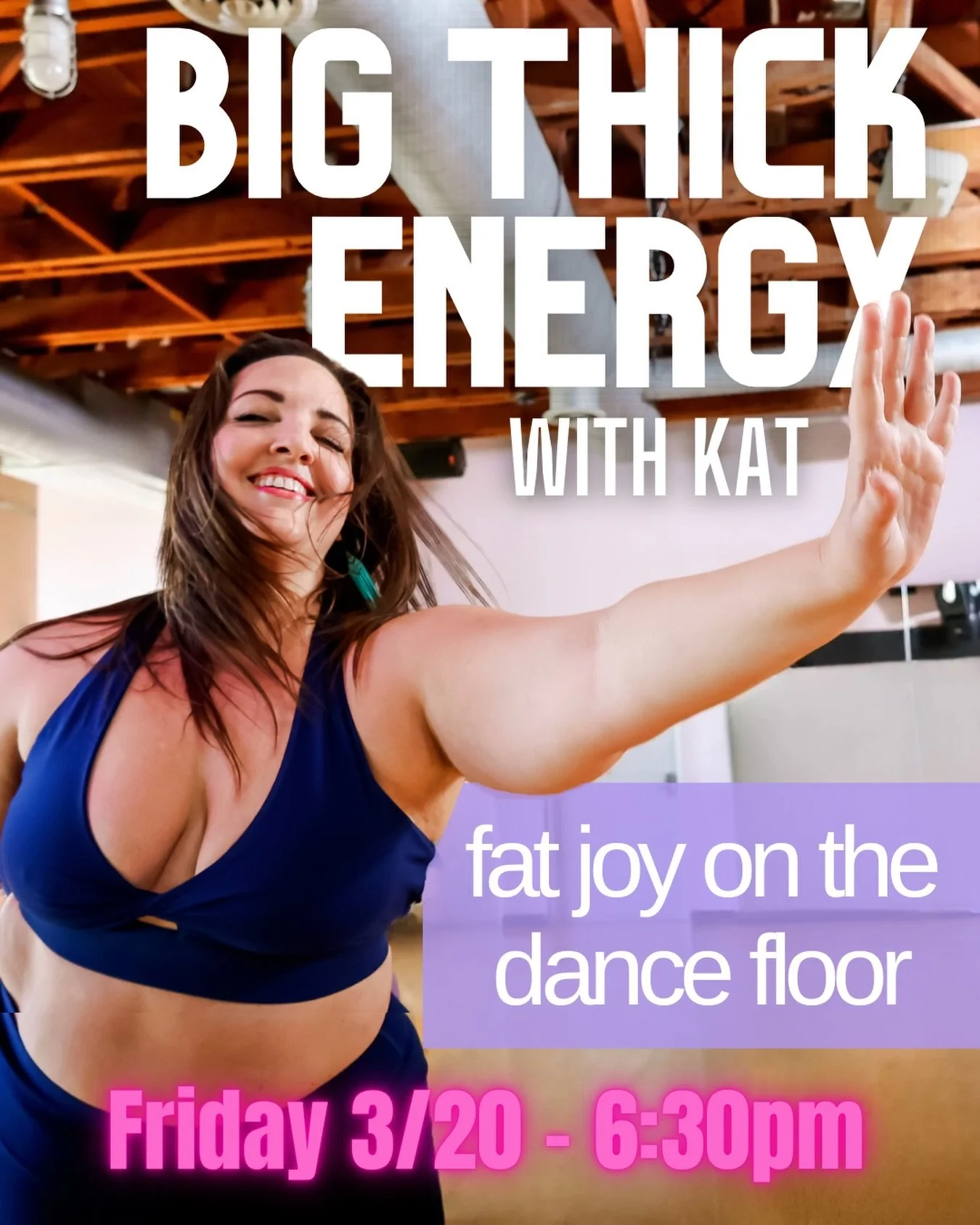 Come fill your cup because the world needs you empowered. 💚💚💚
We&rsquo;ll make a video at the end of class (optional) and I&rsquo;d love to have you in it! Let&rsquo;s spread the fat joy. 💕

This is a class for fat-identified and plus-size folks 