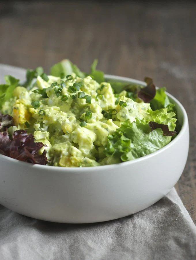 Green Goddess Egg Salad