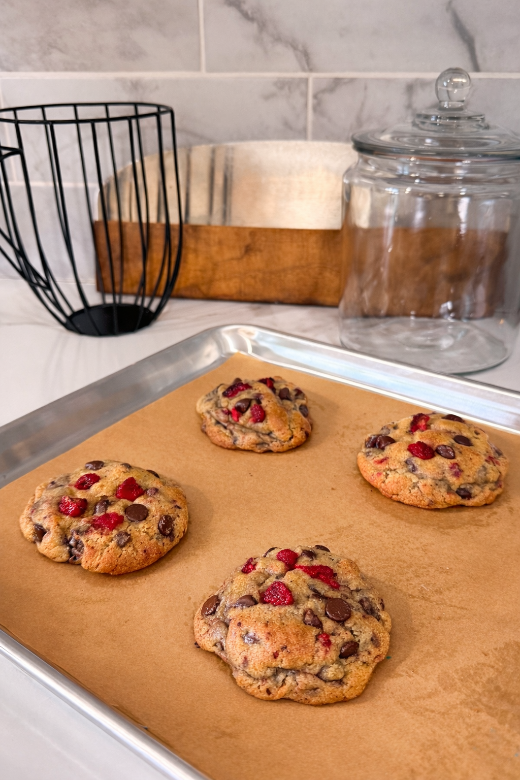 Chocolate Cover Strawberry Cookie