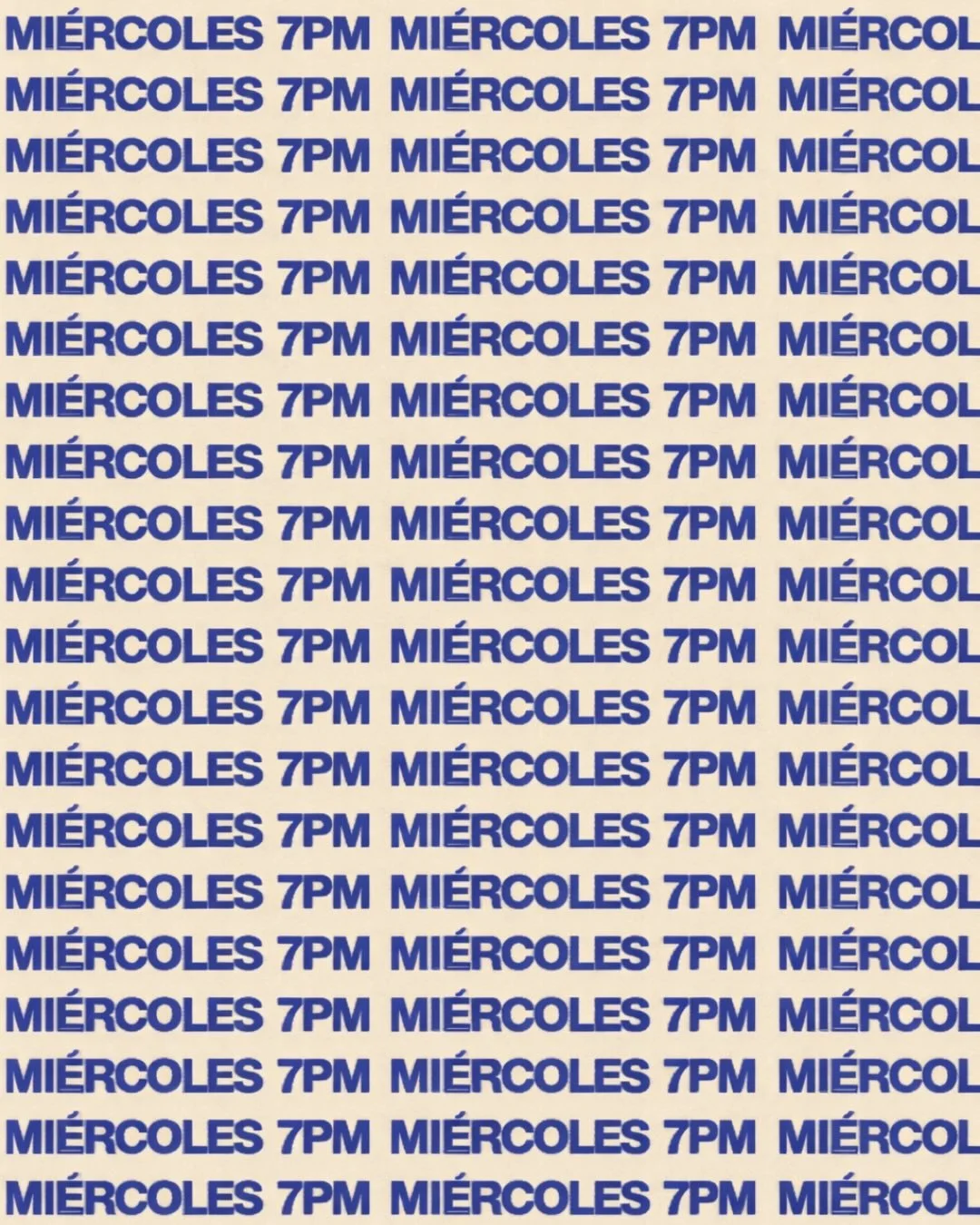 Mi&eacute;rcoles 7PM
99 N.San Antonio Ave Upland,CA 91786