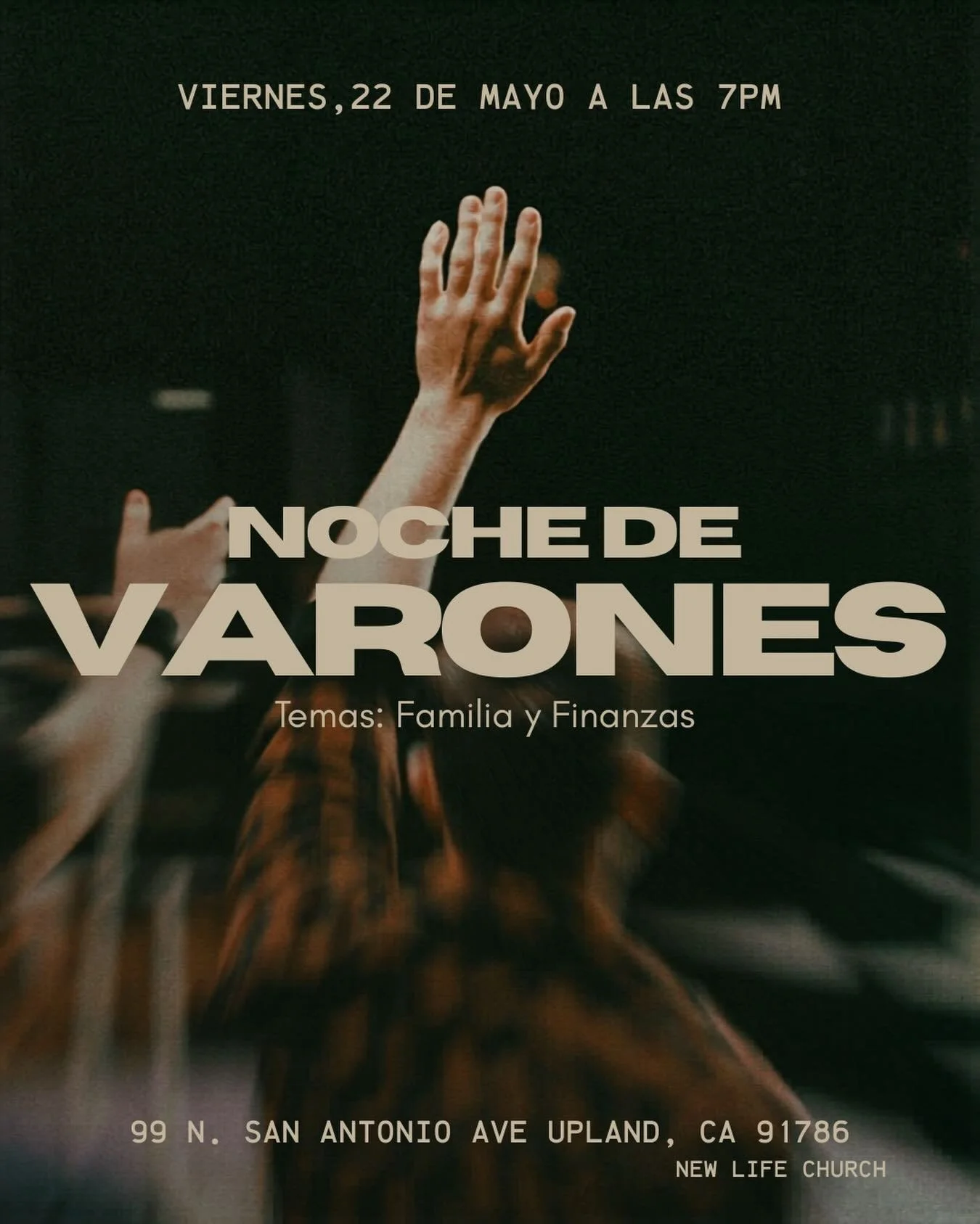 &iexcl;Varones no se pierdan este Viernes!
Una noche especial para aprender,crecer y compartir juntos.
