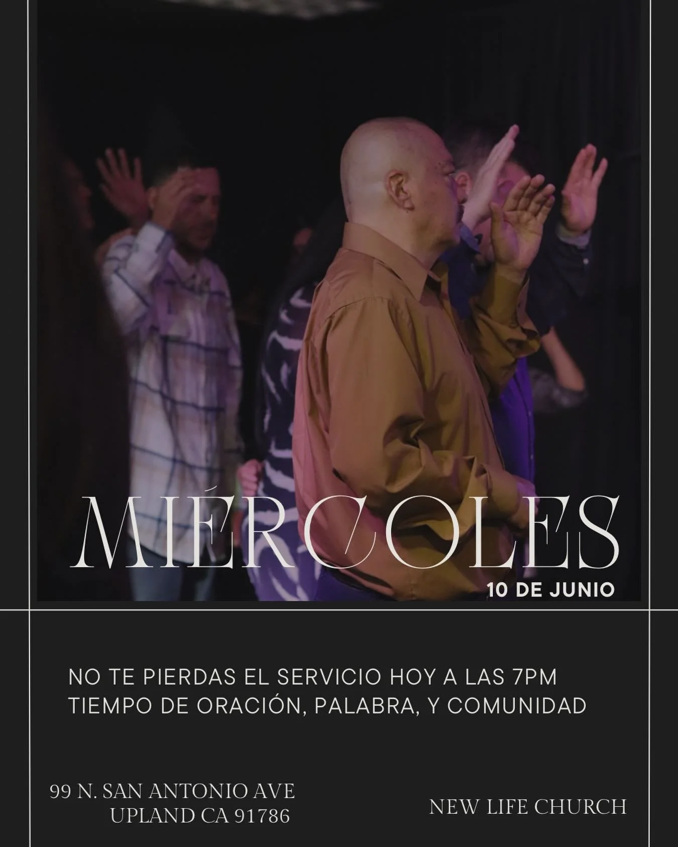 Mi&eacute;rcoles en New Life!🙌🏻🔥🎉
Servicio empieza a las 7PM