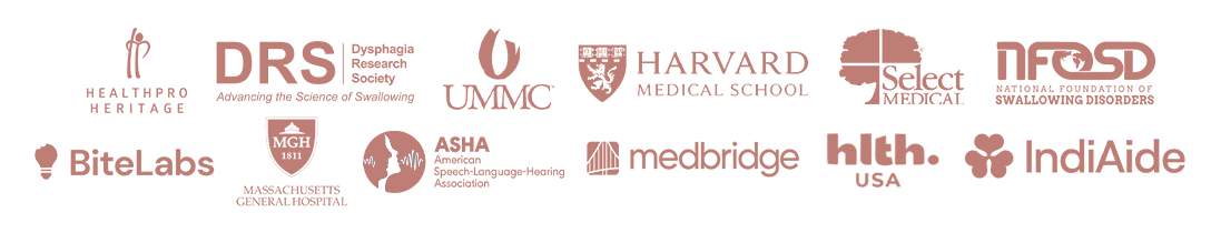 A collection of logos from various medical and healthcare organizations and educational institutions.