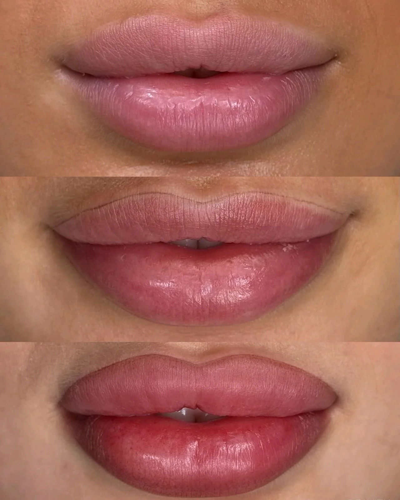 One of my favourite Ombre lips 👄 This was from my masterclass a few weeks ago. I love this layering technique- from my experience it creates the best healed results. Stay tuned to see the healed results which I&rsquo;ll be posting in the next few we