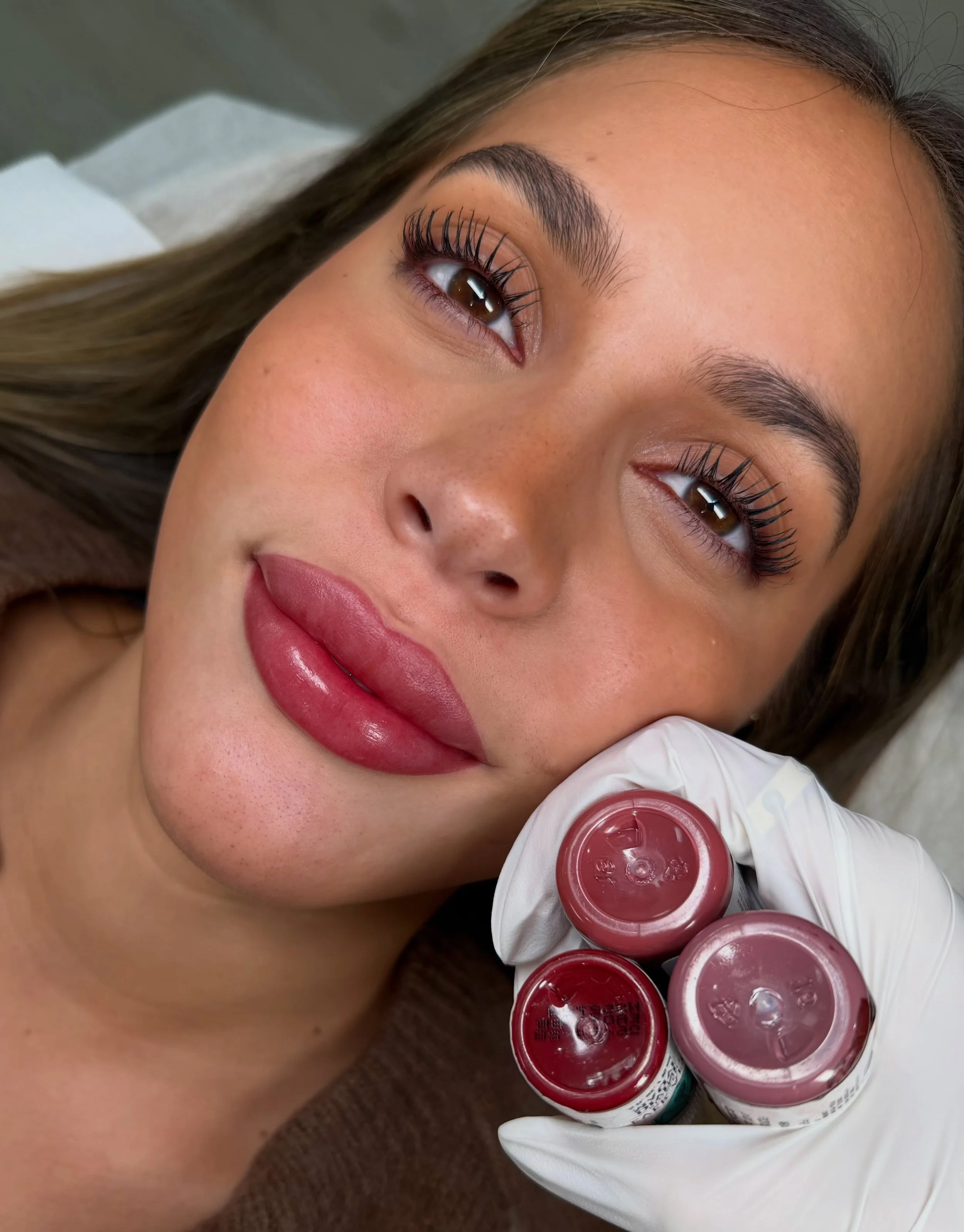 One of my favourite lip blush&rsquo;s YET. Gloss or no gloss?? 🫶🏼 #lipblushing#lipblushtraining#lipblushtattoo