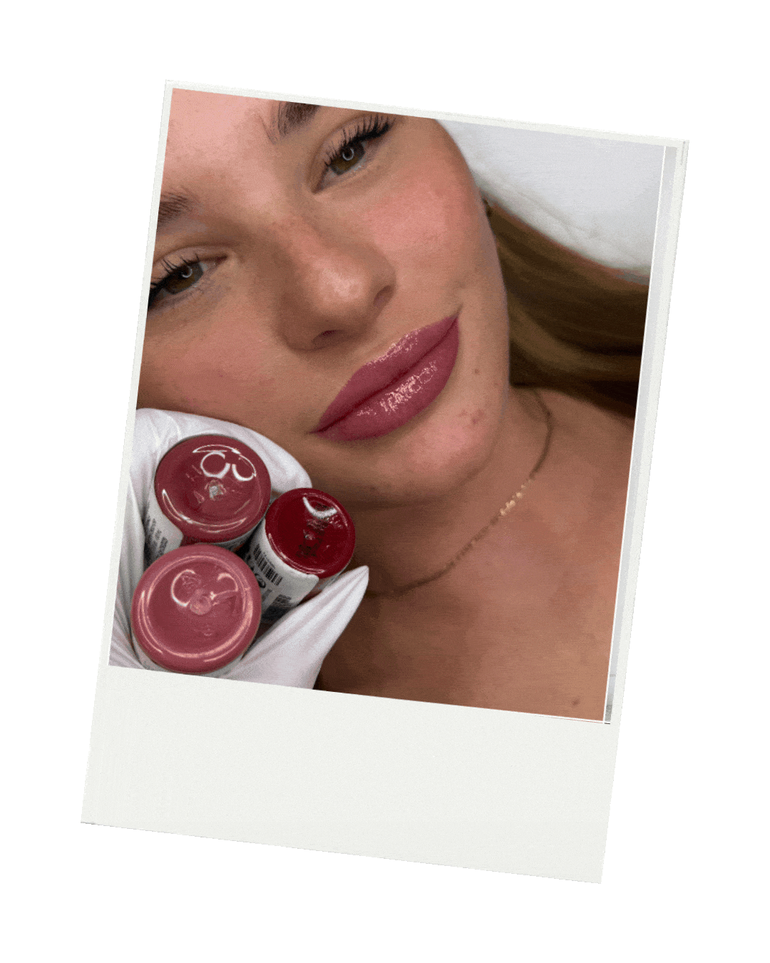 Lip blush tattoo result by VV Allure cosmetic tattoo academy
