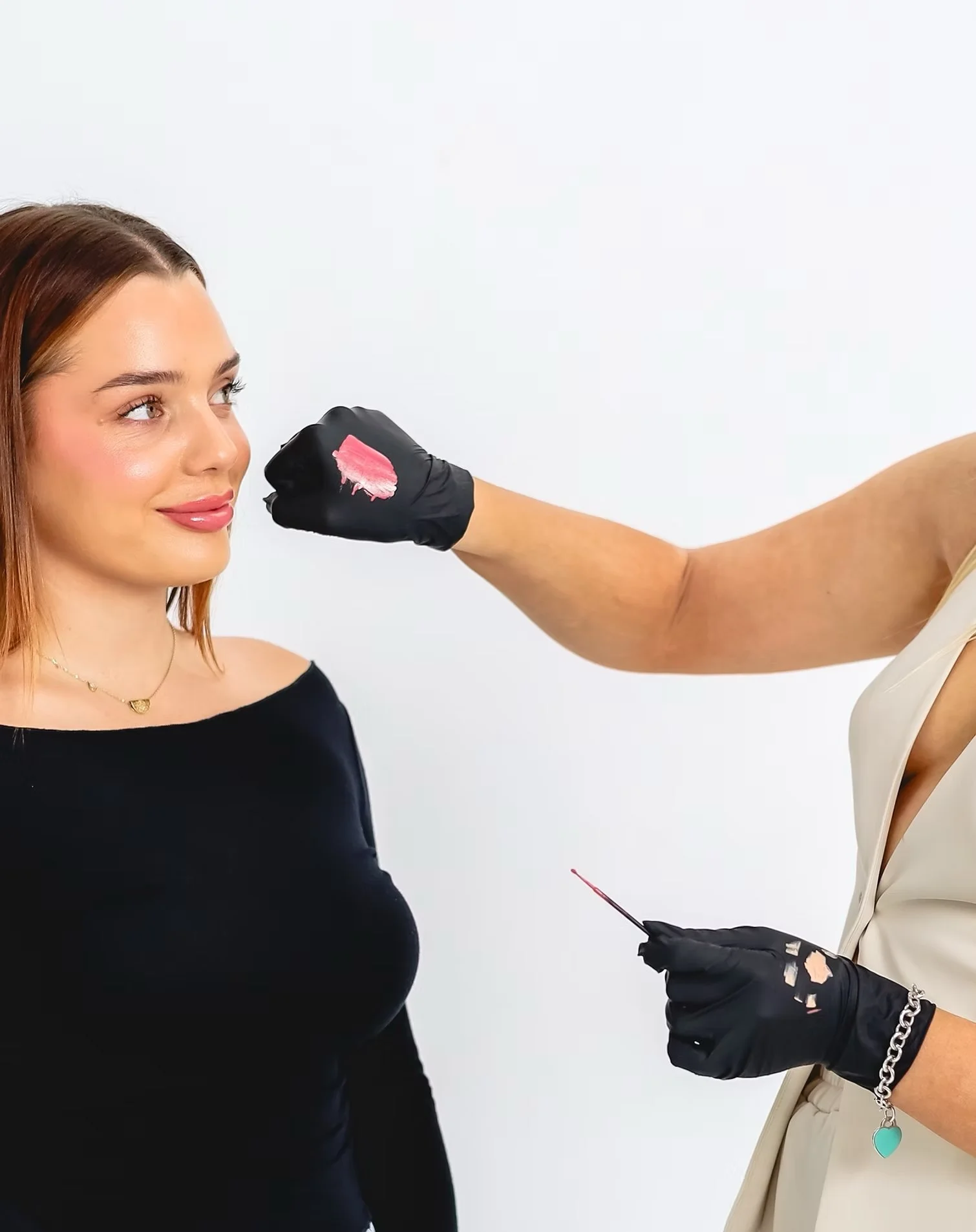 cosmetic tattoo treatment Lip blush permanent makeup treatment performed by cosmetic tattoo artist