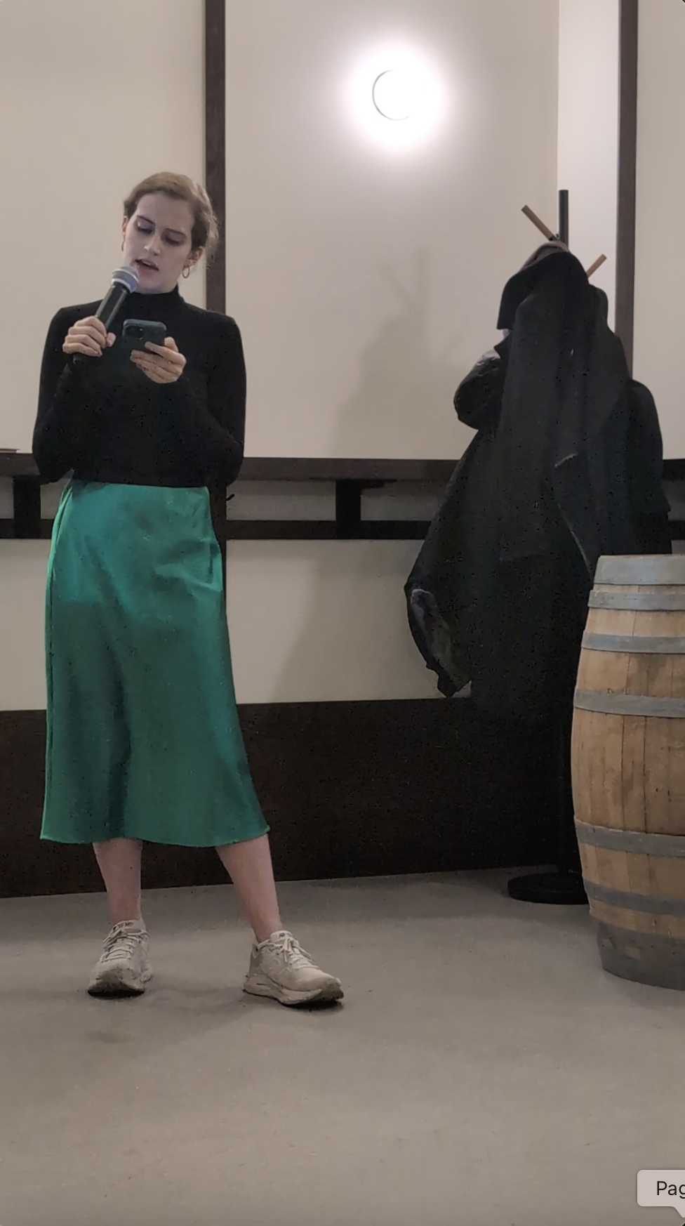 Jacqueline reads an excerpt.