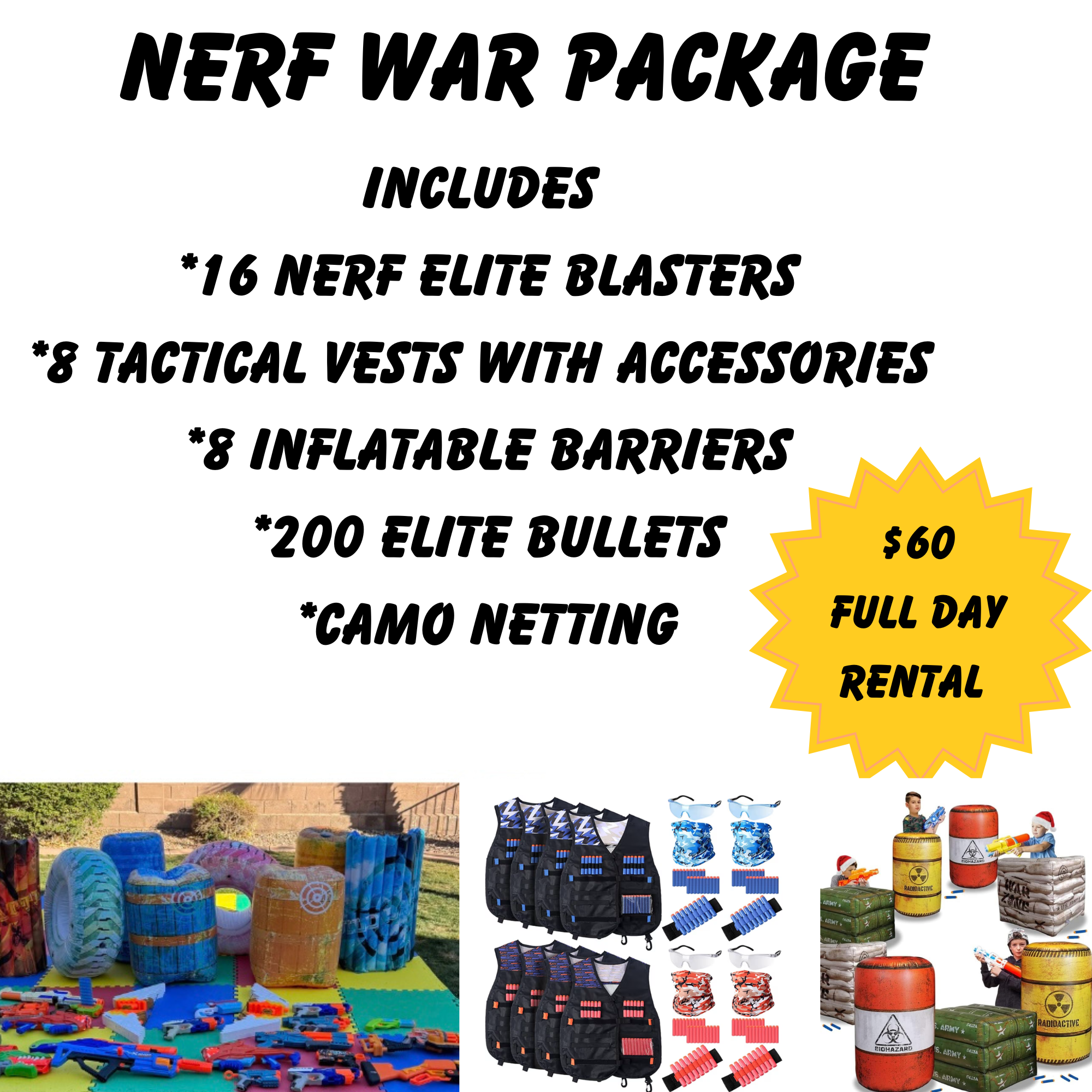 Nerf war package