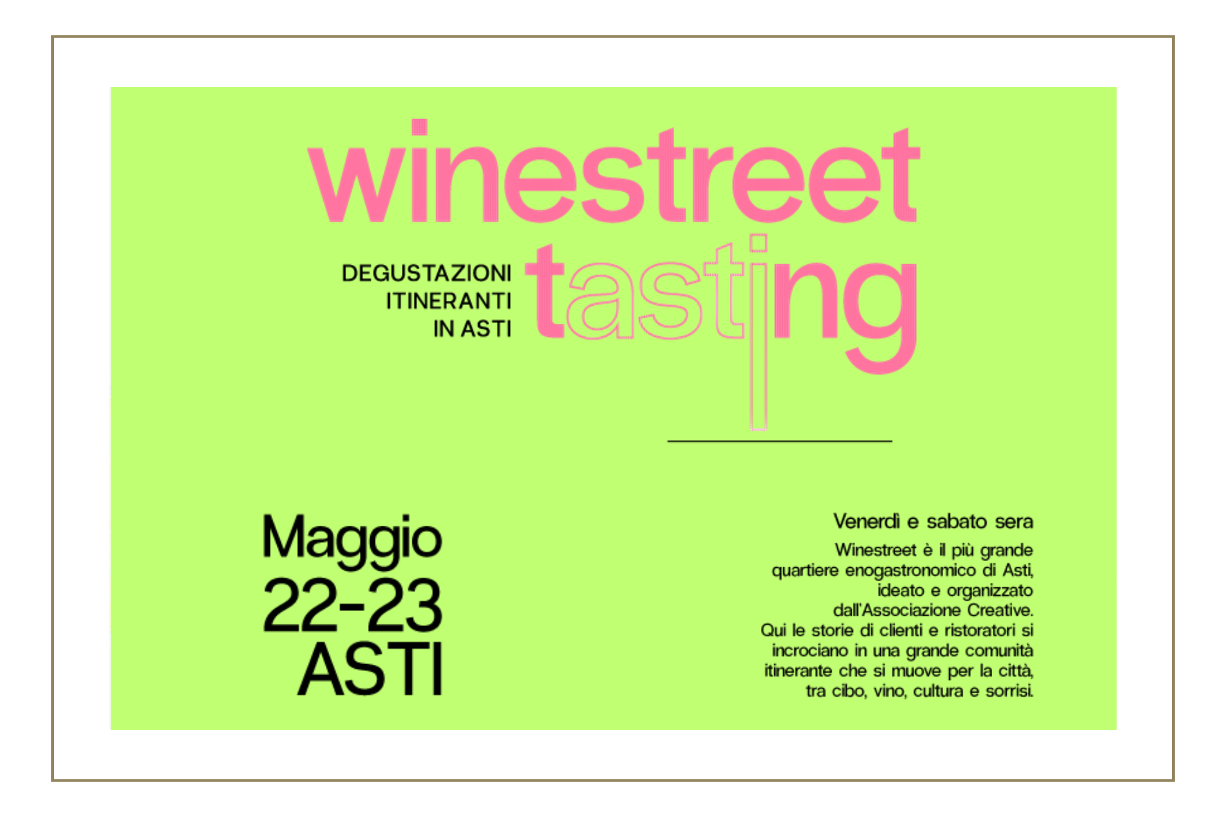 Wine Street Tasting Asti 2026 (Copy)