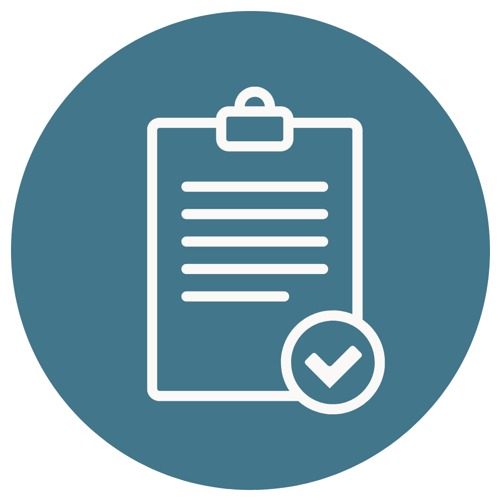 Symboli valvontaraportista.