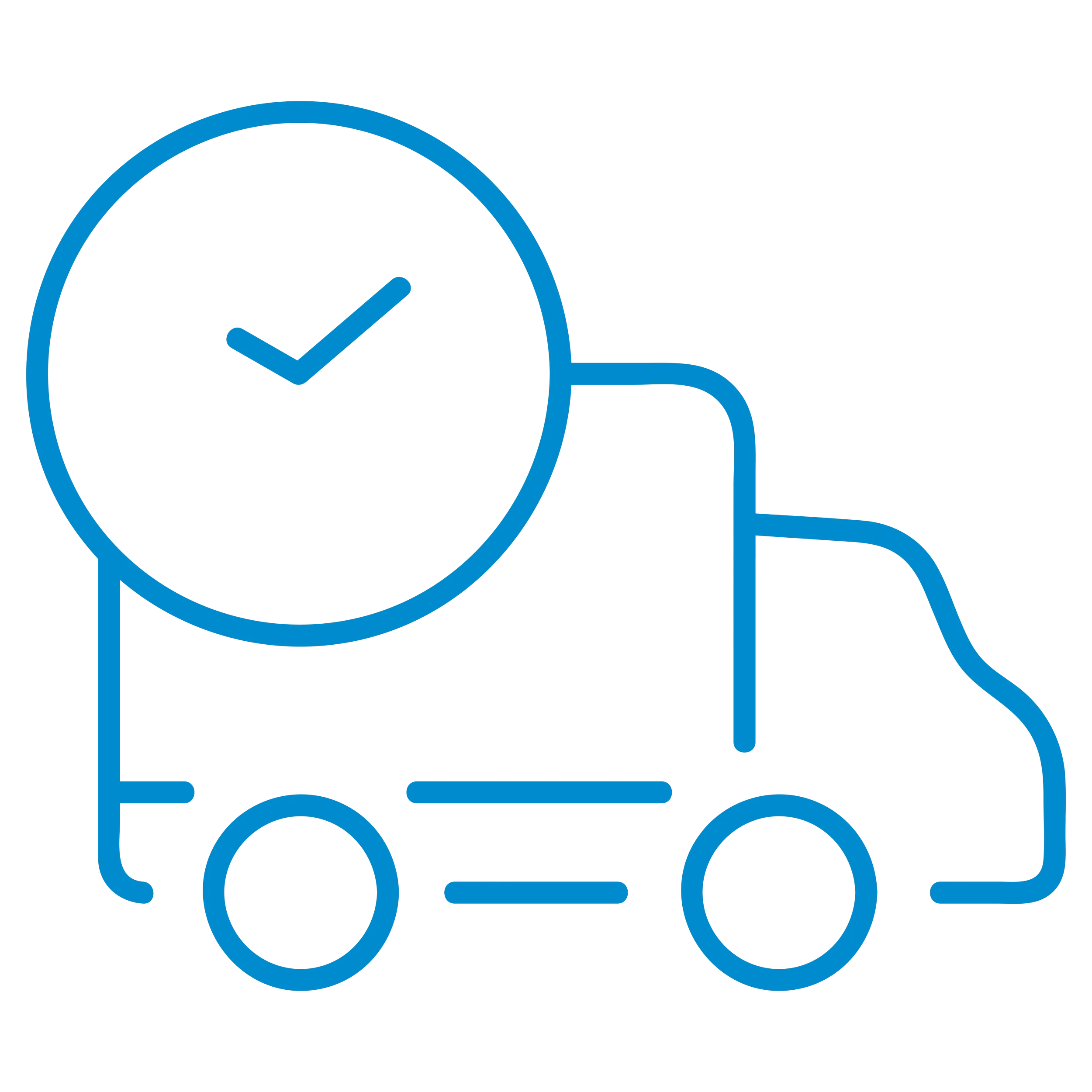 Symbol eines Fahrrads mit blauer Linienzeichnung.