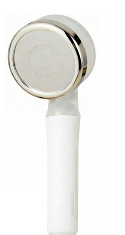 Waterwel vitamin C shower head white chrome with vitamin C filter capsule